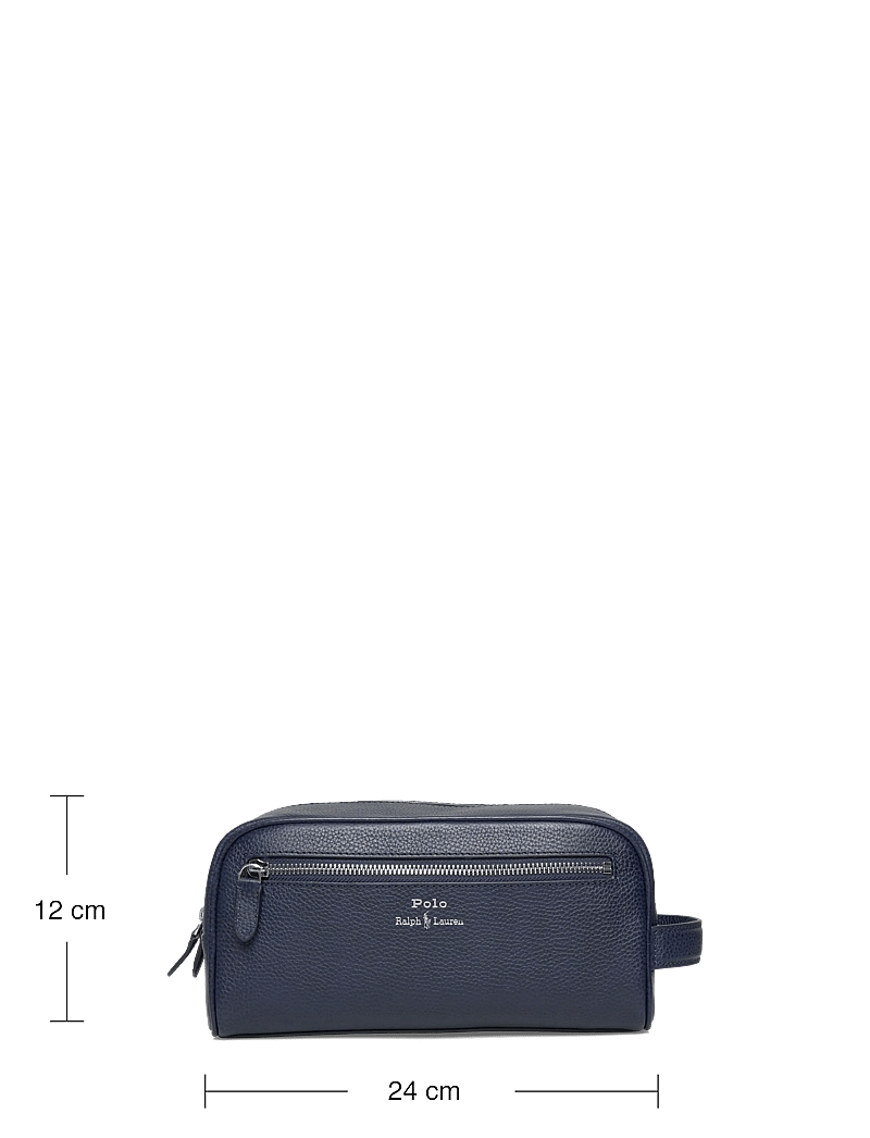 Polo Ralph Lauren - Pebbled Leather Travel Case - shoppa efter tillfälle - navy - 3
