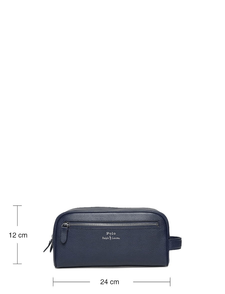 Polo Ralph Lauren - PEBBLE LEATHER-SHAVE KIT-PCH-MED - shop efter anledning - navy - 3