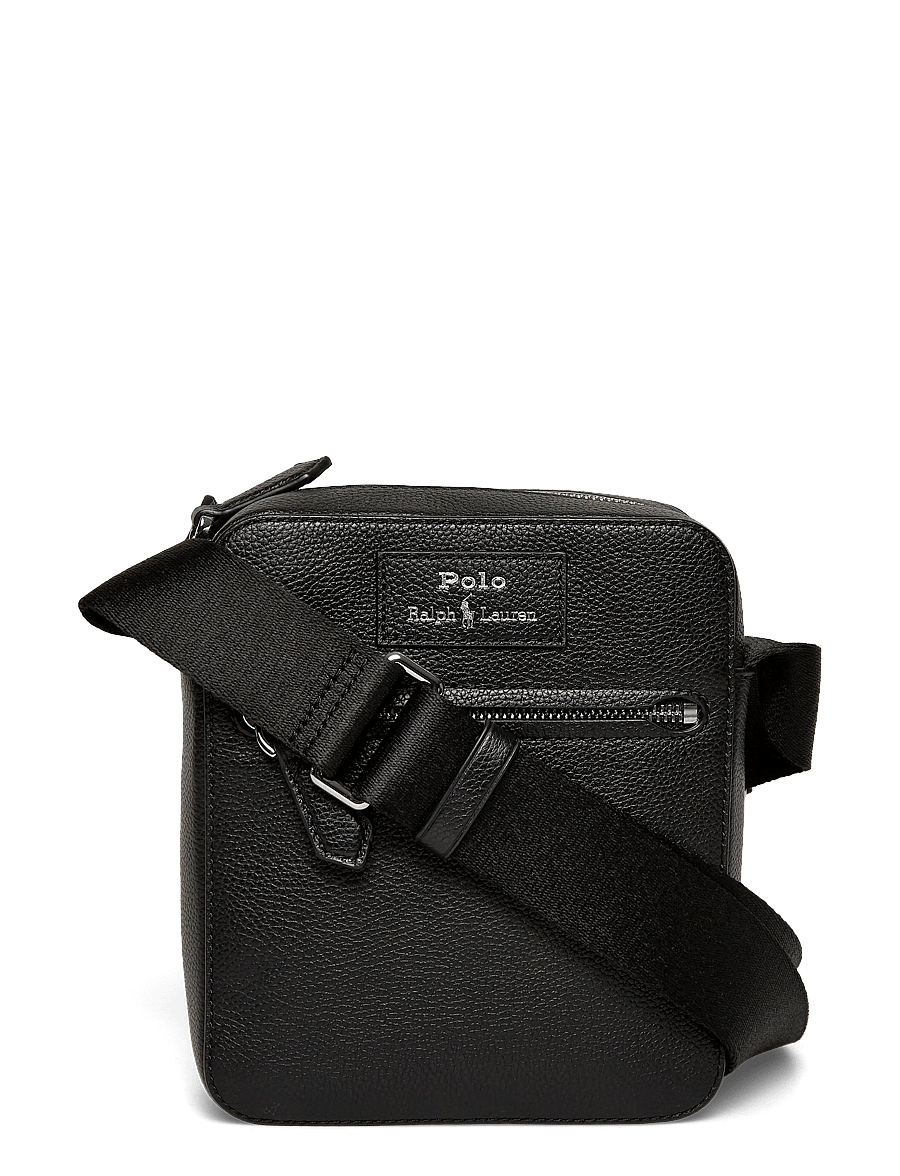 Polo Ralph Lauren - PEBBLE LEATHER-CROSSBODY-CXB-SMA - nach anlass kaufen - black - 0