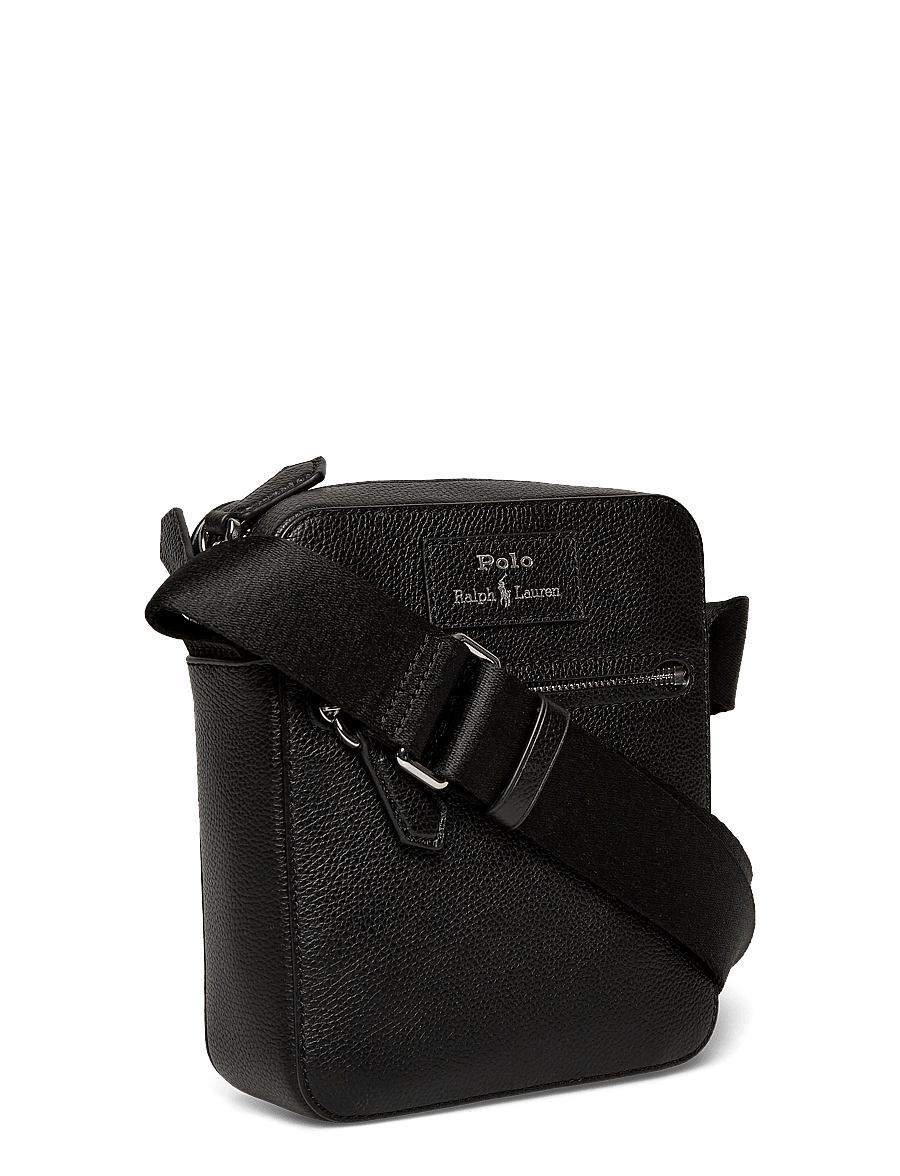 Polo Ralph Lauren - PEBBLE LEATHER-CROSSBODY-CXB-SMA - nach anlass kaufen - black - 2