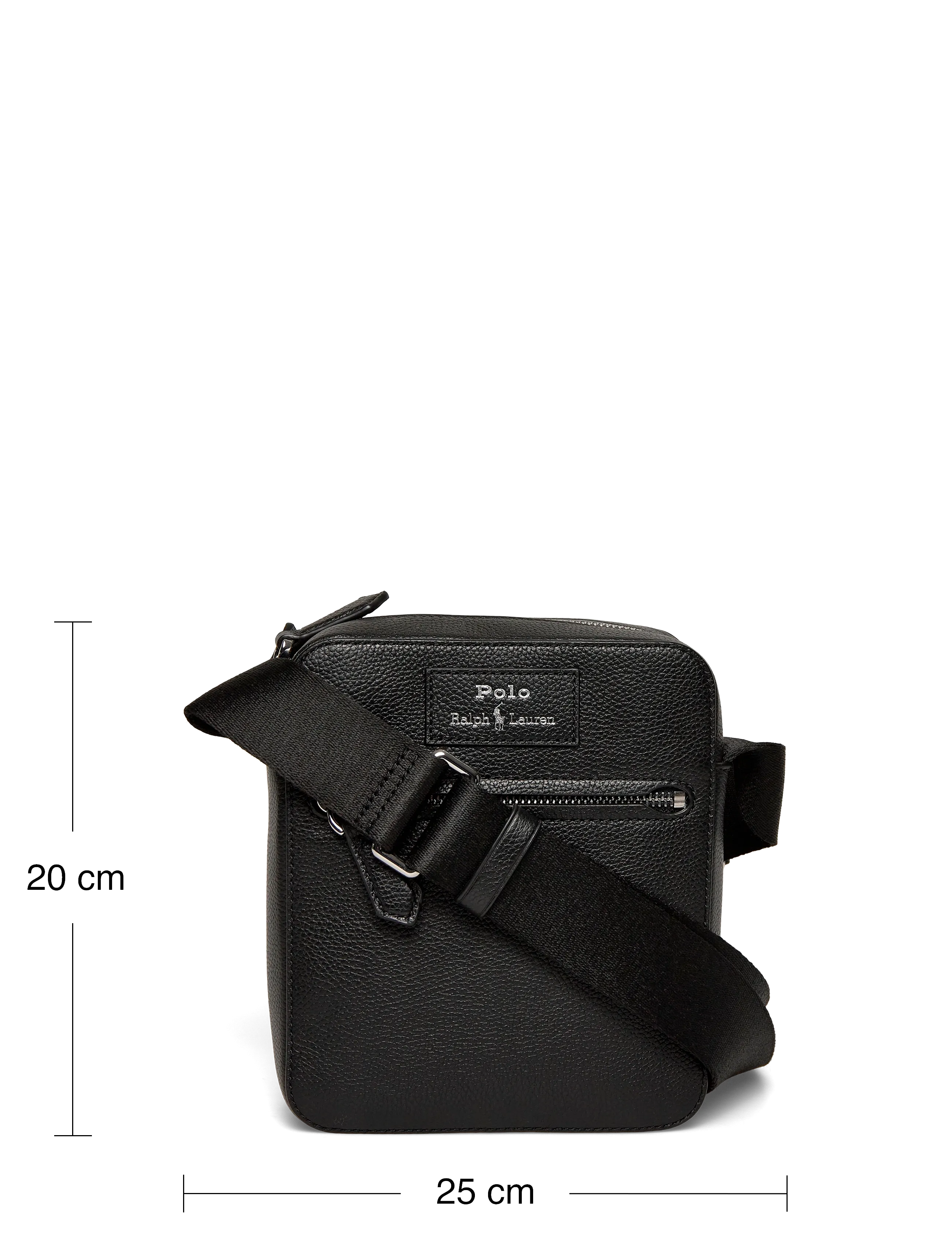 Polo Ralph Lauren - PEBBLE LEATHER-CROSSBODY-CXB-SMA - nach anlass kaufen - black - 3