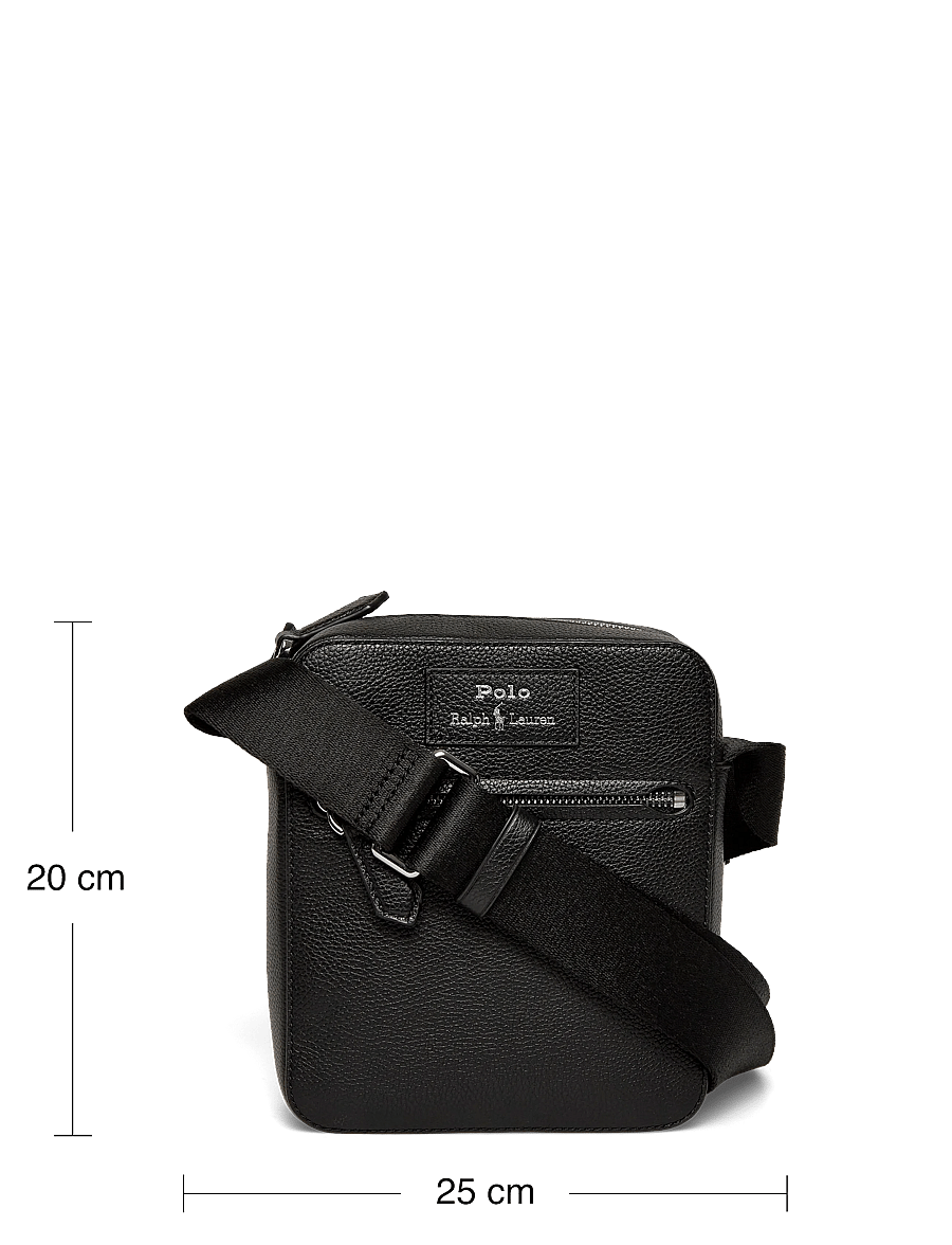 Polo Ralph Lauren - PEBBLE LEATHER-CROSSBODY-CXB-SMA - nach anlass kaufen - black - 3