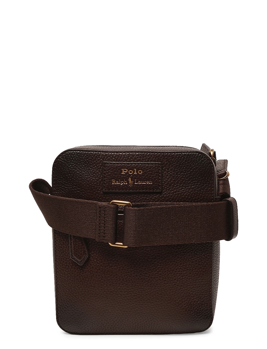 Polo Ralph Lauren - PEBBLE LEATHER-CROSSBODY-CXB-SMA - nach anlass kaufen - dark brown - 0