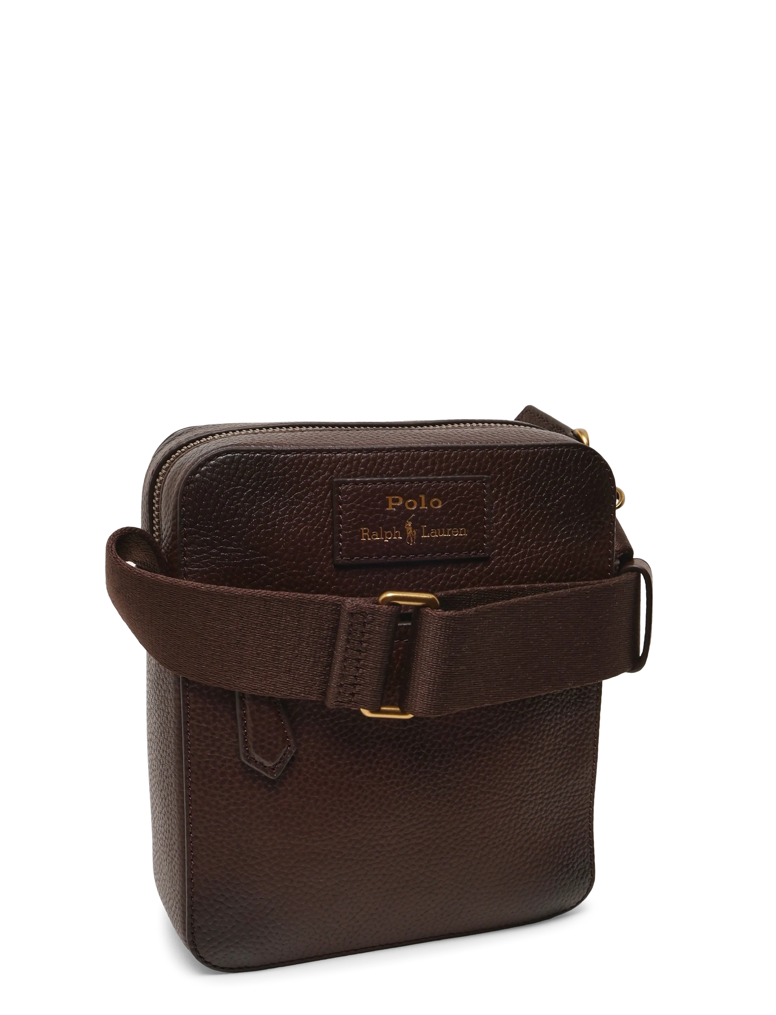Polo Ralph Lauren - PEBBLE LEATHER-CROSSBODY-CXB-SMA - dark brown - 2