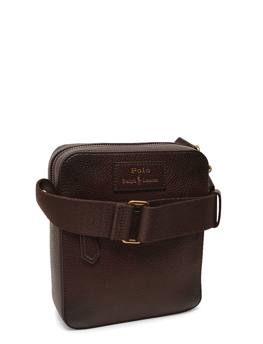 Polo Ralph Lauren - PEBBLE LEATHER-CROSSBODY-CXB-SMA - nach anlass kaufen - dark brown - 2