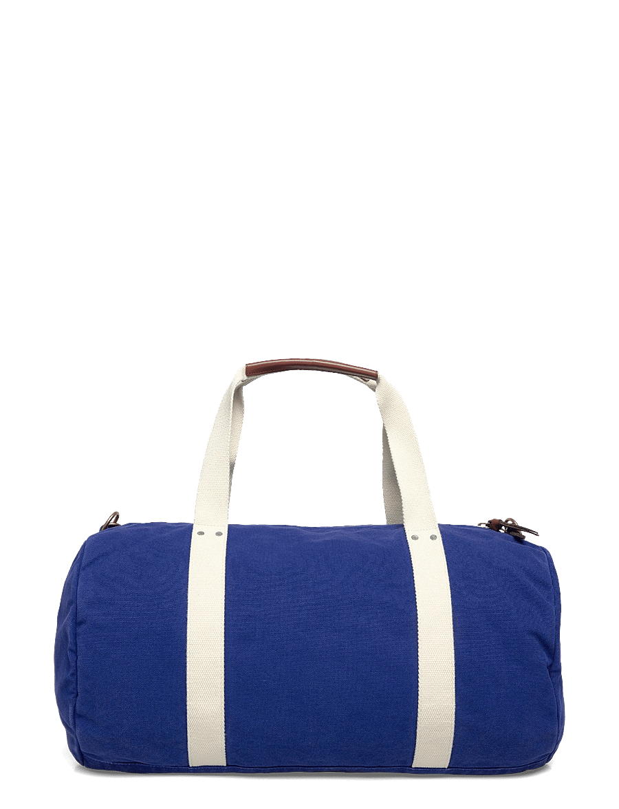 Polo Ralph Lauren - Embroidered Canvas Duffel - duffelväskor - heritage royal/cr - 1