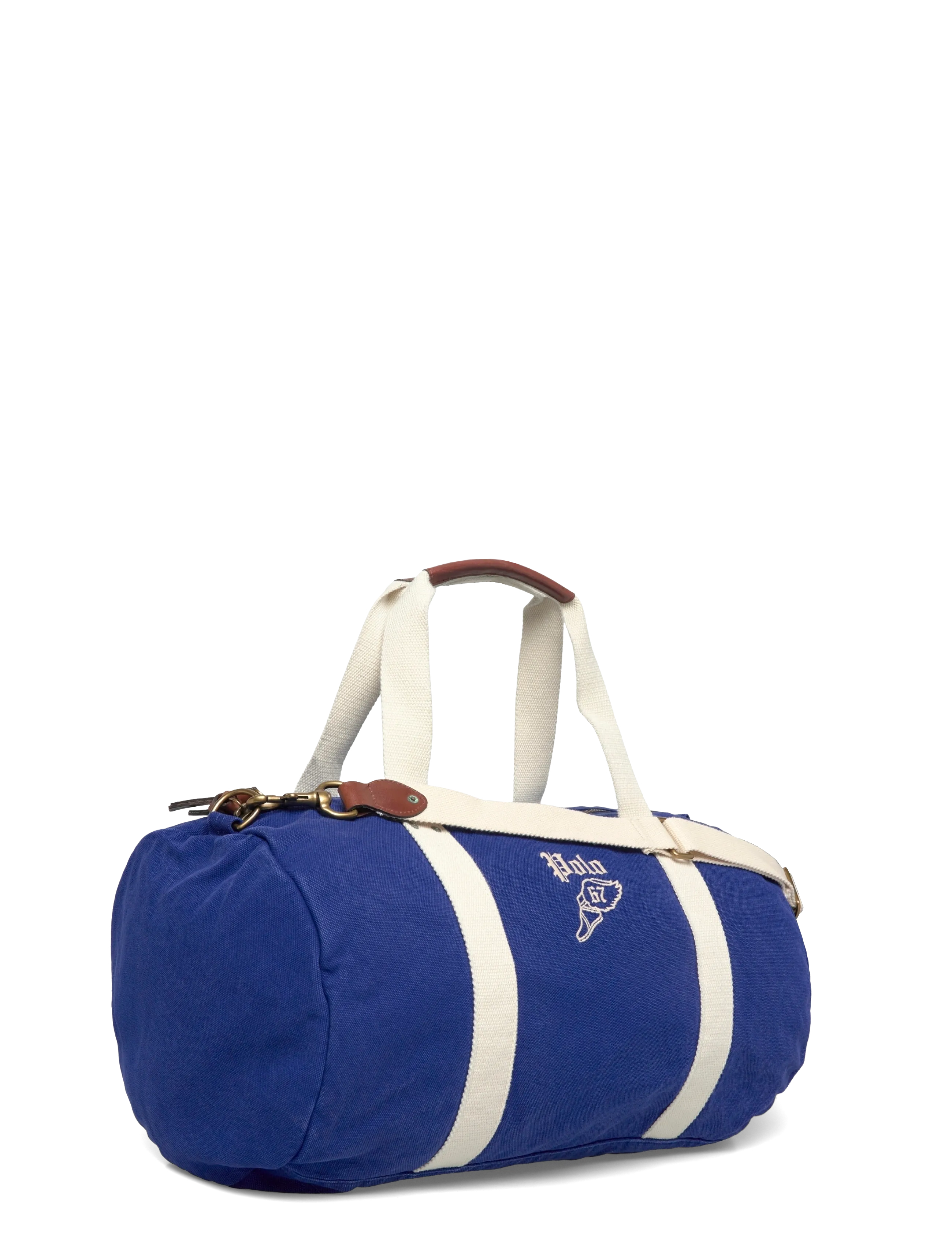Polo Ralph Lauren - Embroidered Canvas Duffel - duffel bags - heritage royal/cr - 2