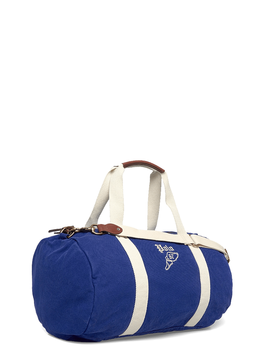 Polo Ralph Lauren - Embroidered Canvas Duffel - duffelväskor - heritage royal/cr - 2