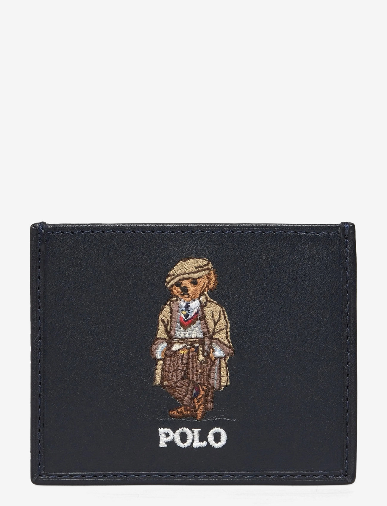 Polo Ralph Lauren - Polo Bear Leather Card Case - newport navy - 0