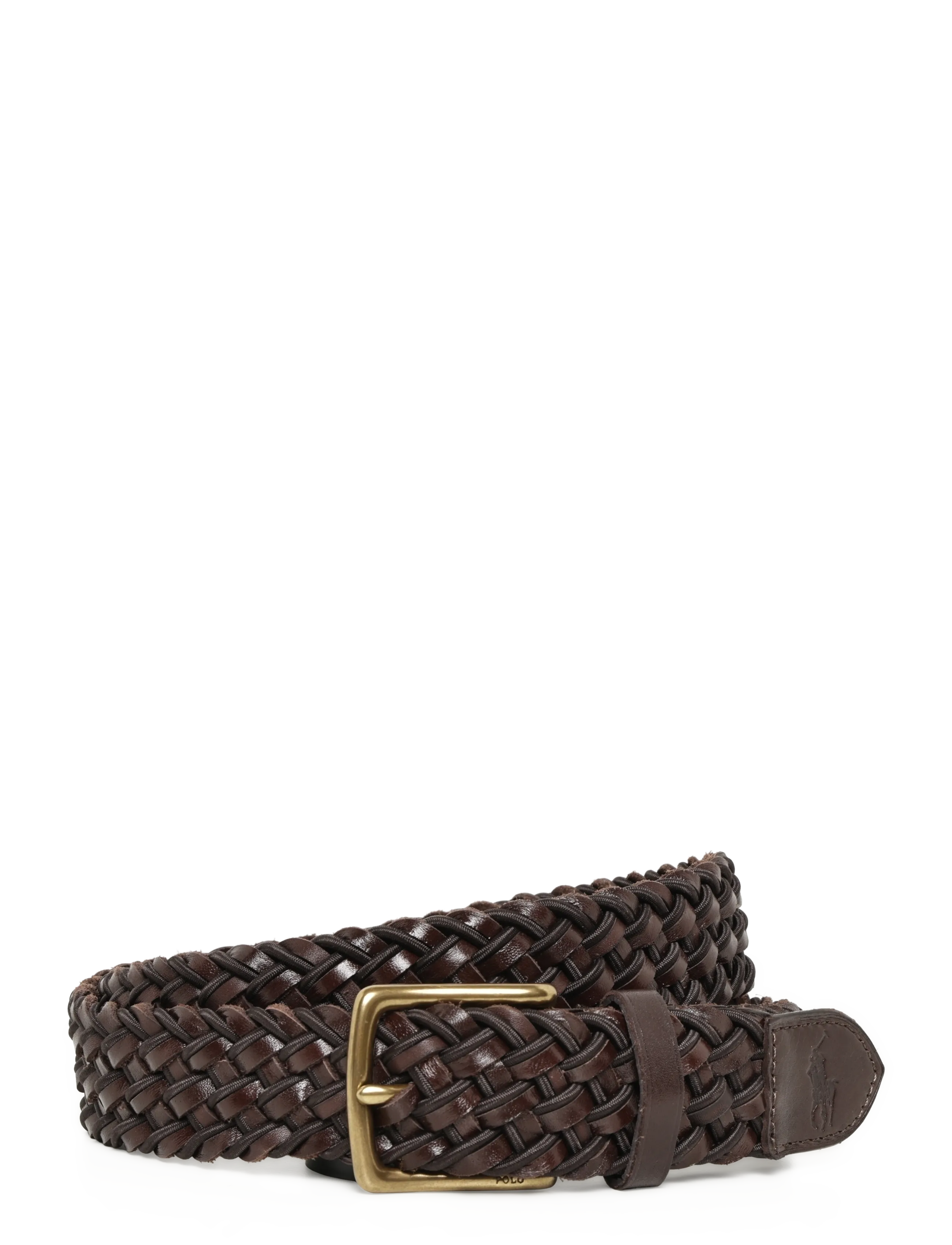 Polo Ralph Lauren Leather & Braided Cord Woven Belt - Osta olukorra järgi - BROWN/BROWN / brown