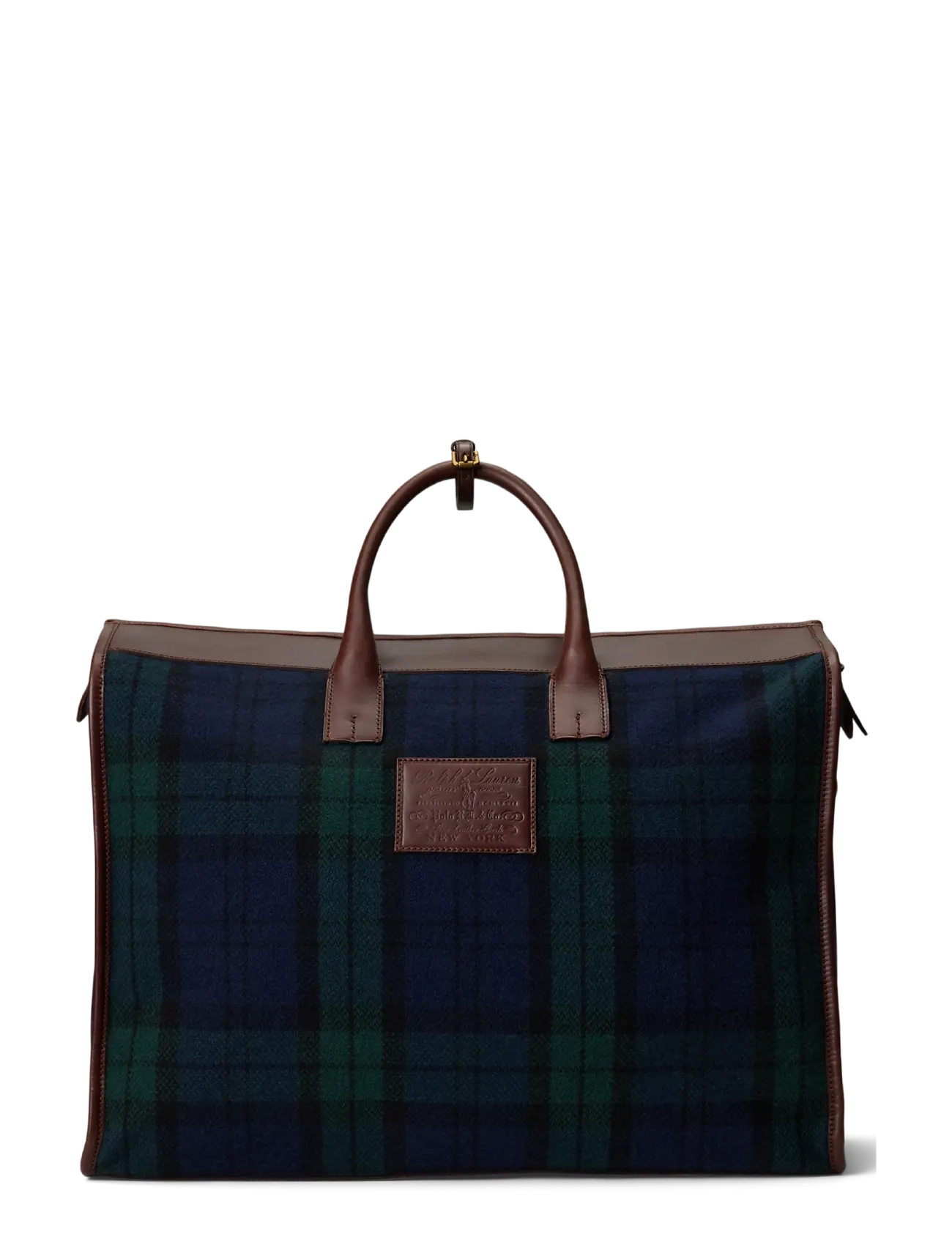 Polo Ralph Lauren - Heritage Lock Plaid Tweed Weekender Bag - blue/green multi - 2