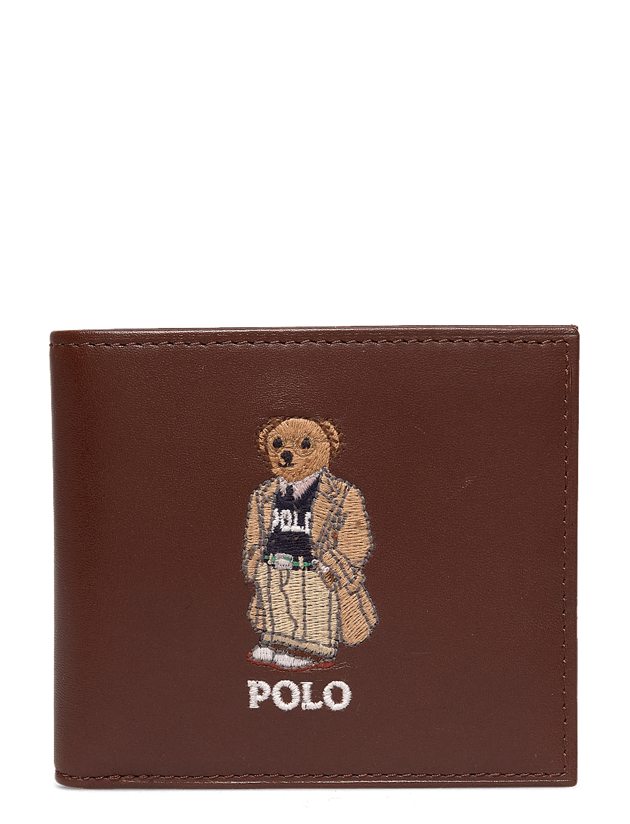 Polo Ralph Lauren - Polo Bear Leather Billfold Wallet - chestnut - 0