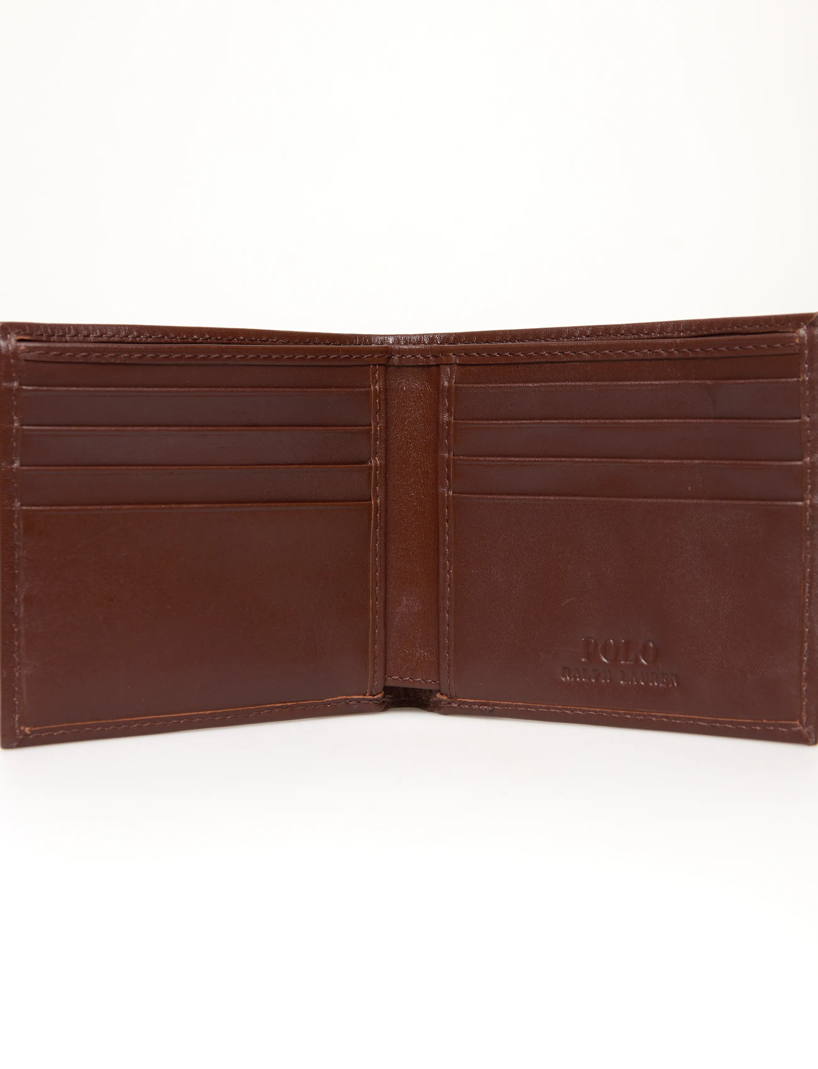 Polo Ralph Lauren - Polo Bear Leather Billfold Wallet - chestnut - 4