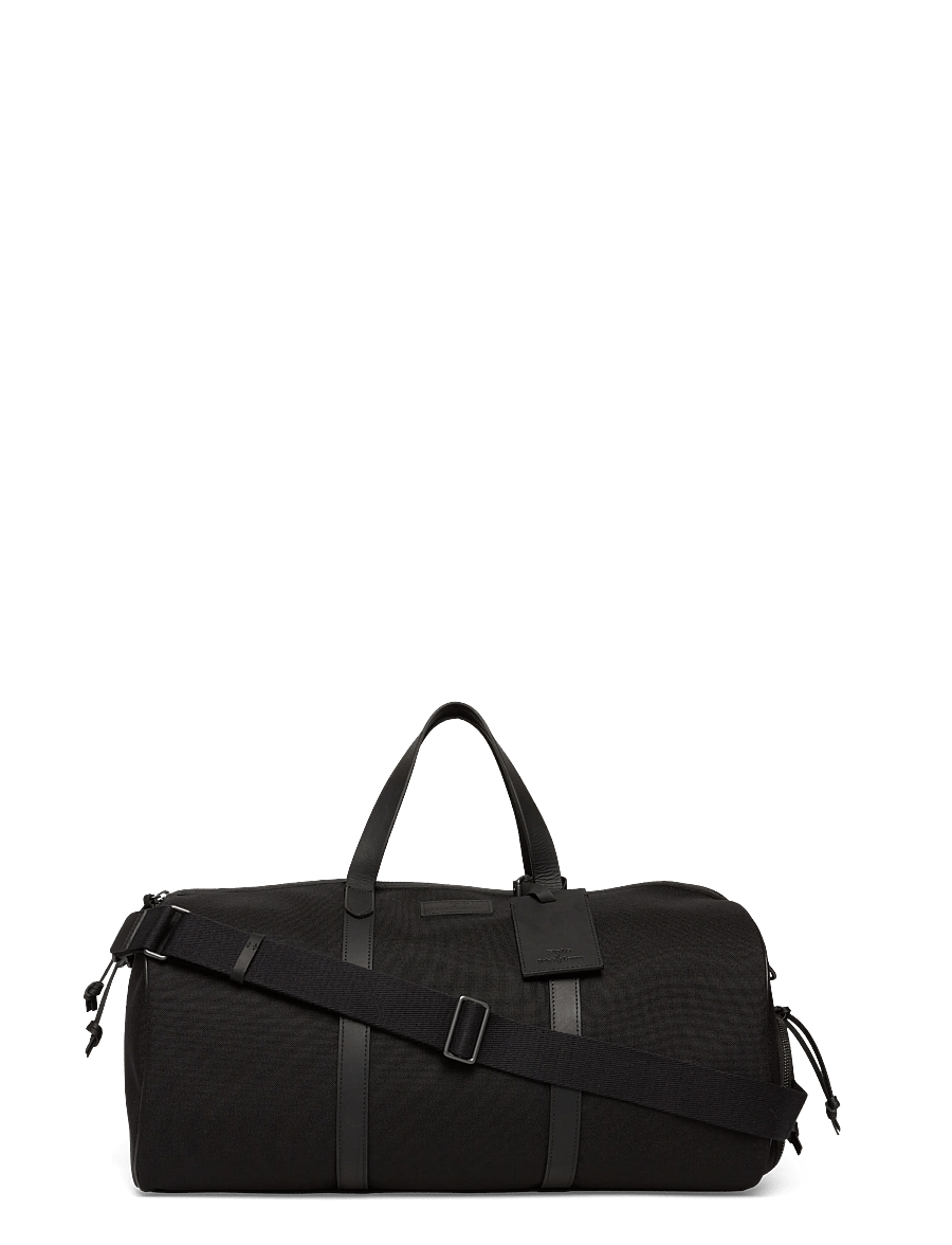 Polo Ralph Lauren - Leather-Trim Oxford Duffel - black/black - 0