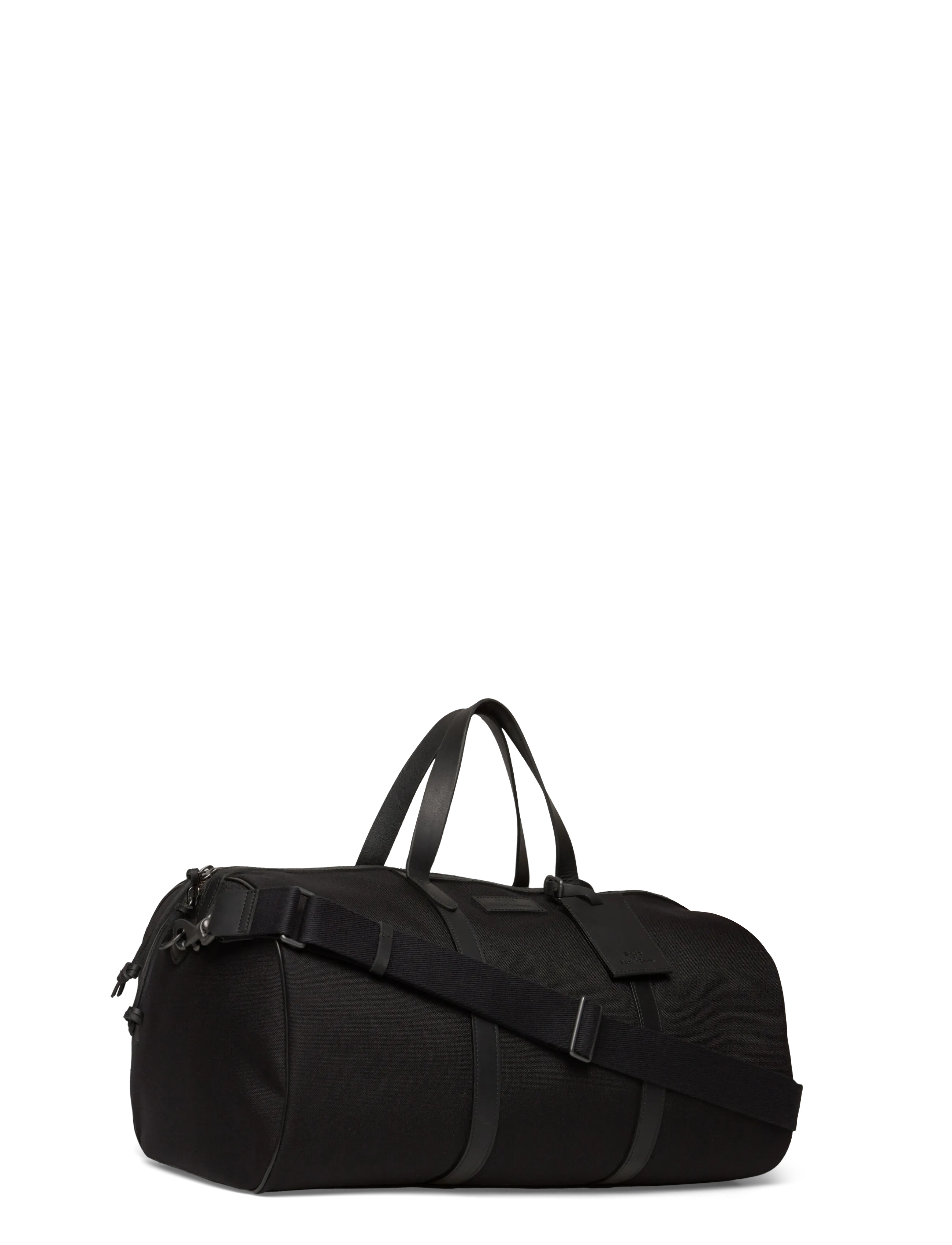 Polo Ralph Lauren - Leather-Trim Oxford Duffel - black/black - 2
