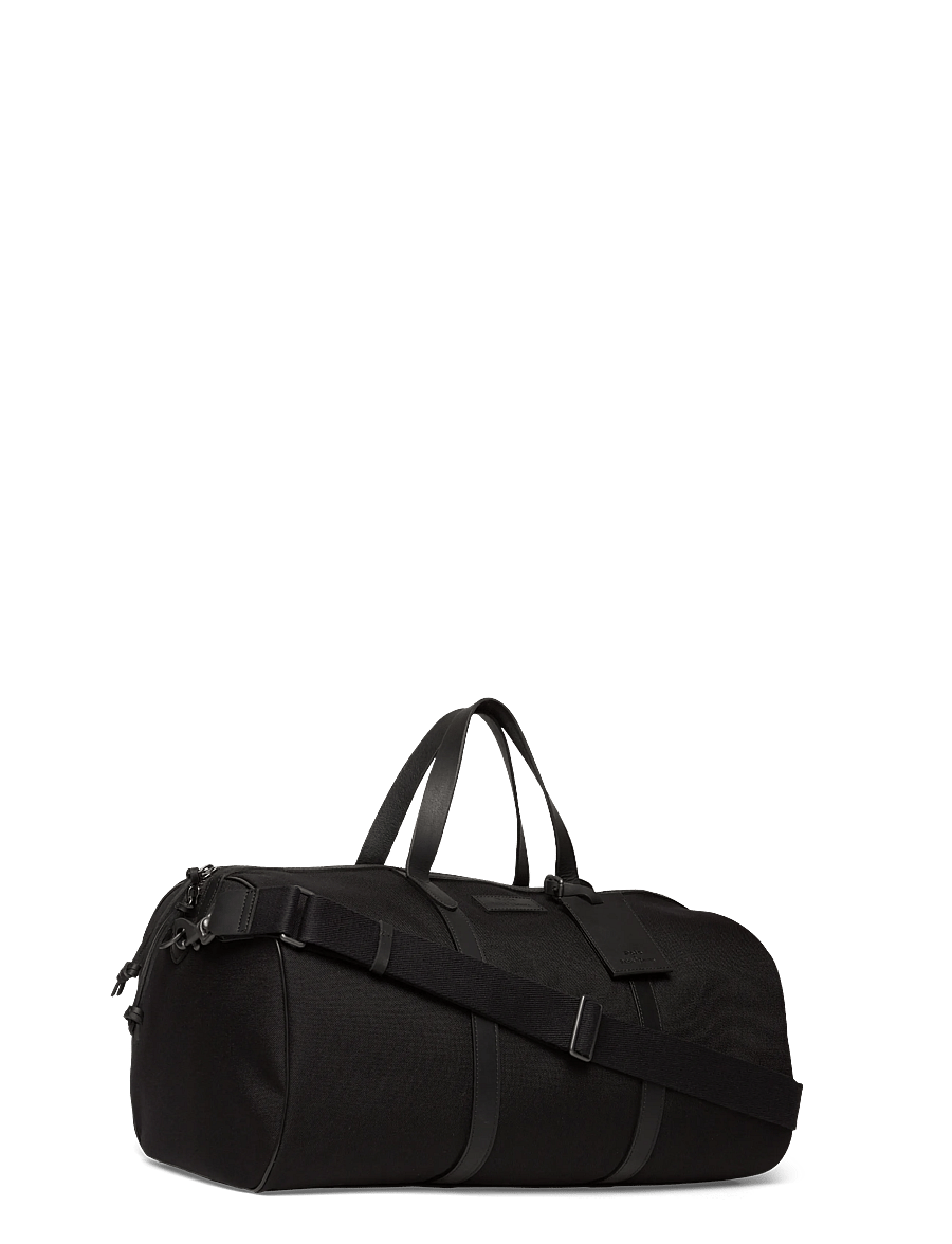 Polo Ralph Lauren - Leather-Trim Oxford Duffel - black/black - 2