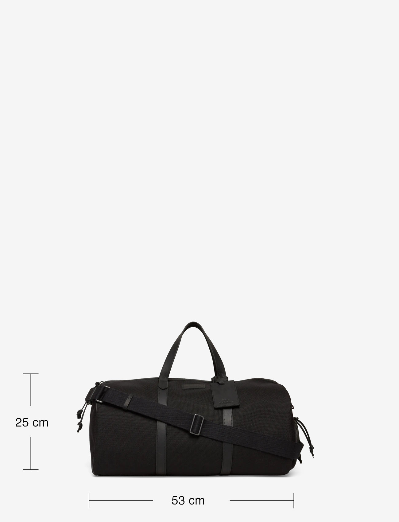 Polo Ralph Lauren - Leather-Trim Oxford Duffel - osta tilaisuuden mukaan - black/black - 3