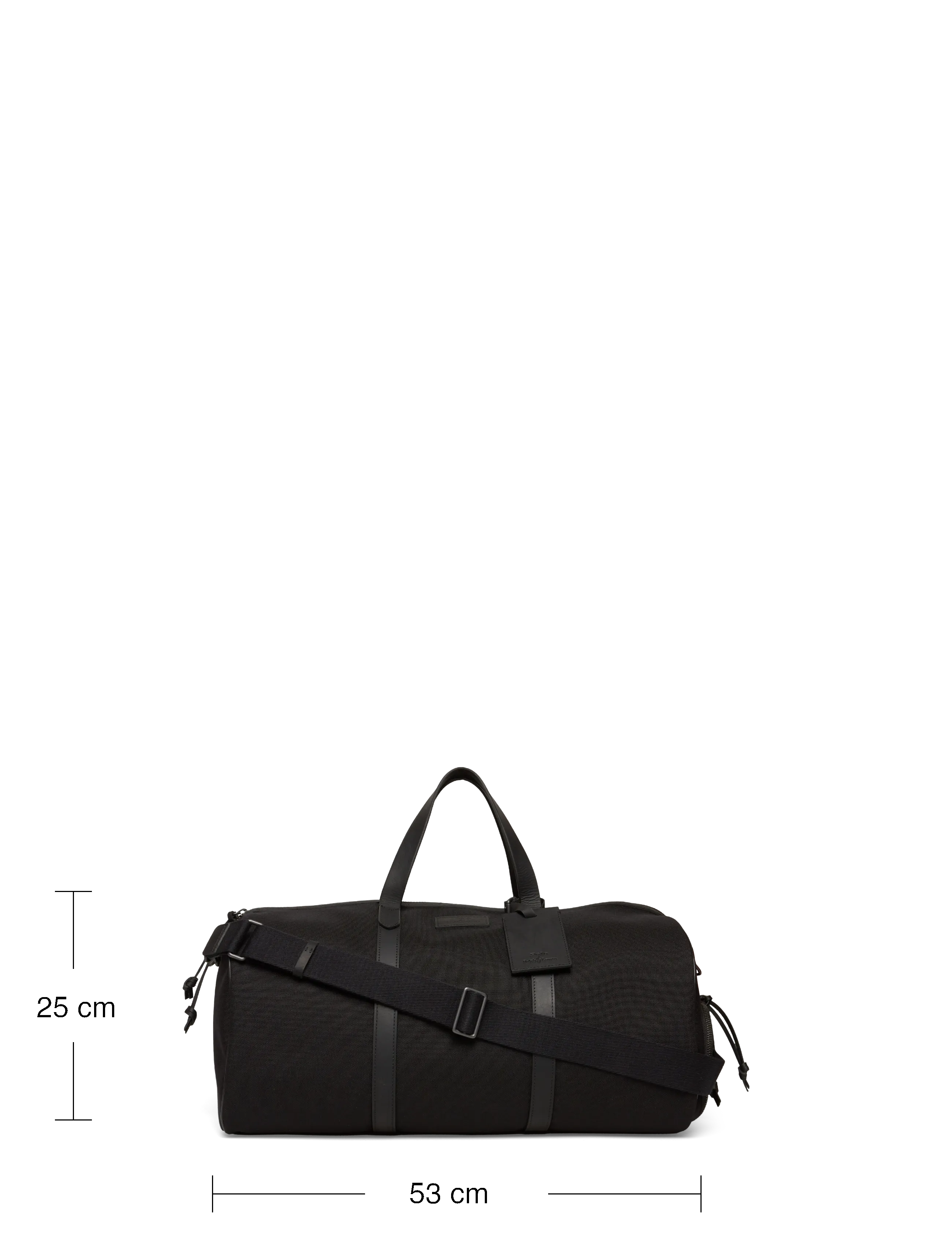Polo Ralph Lauren - Leather-Trim Oxford Duffel - black/black - 3