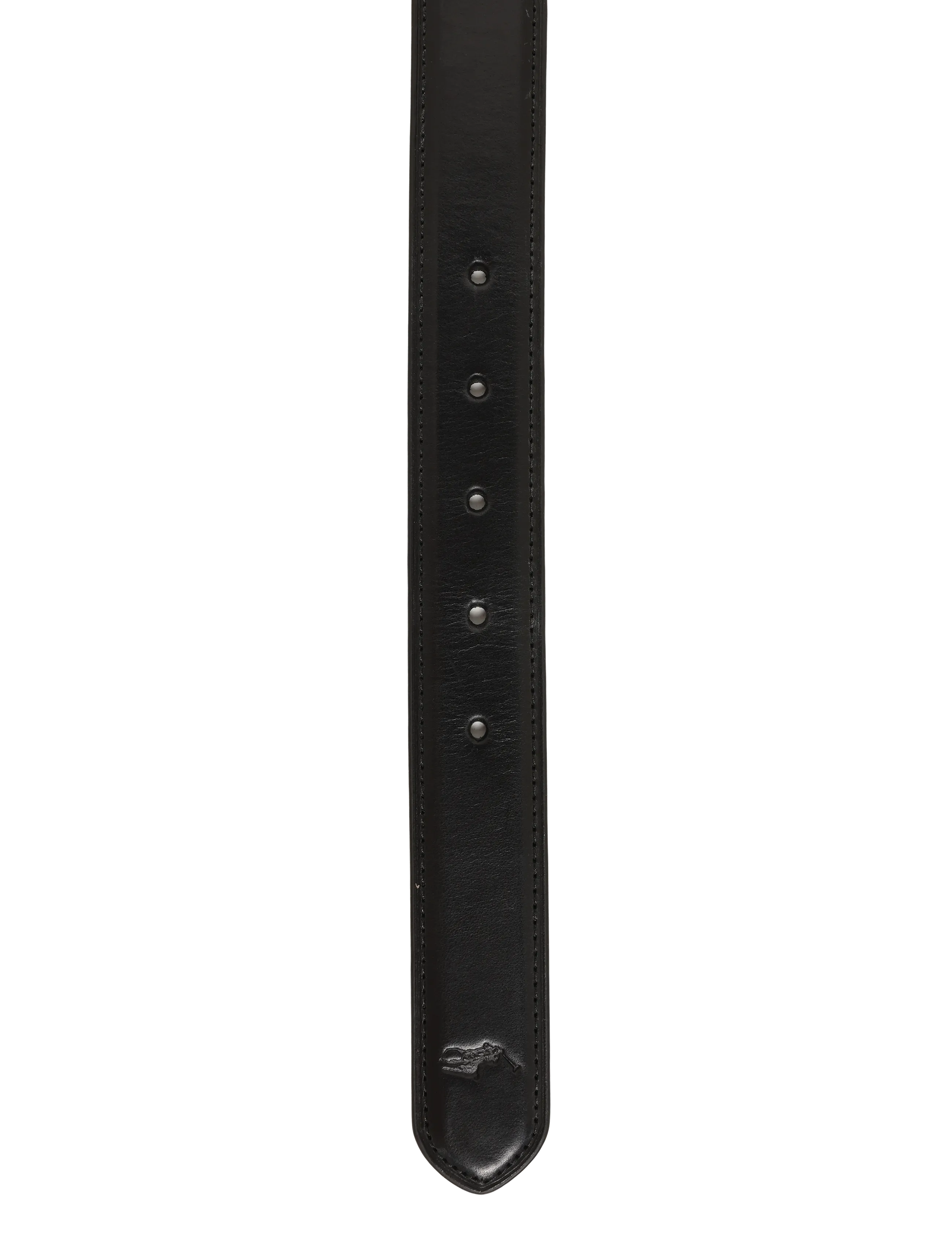 Polo Ralph Lauren - LEATHER-RD BCKL BT-BLT-MED - klassiske bælter - black - 2