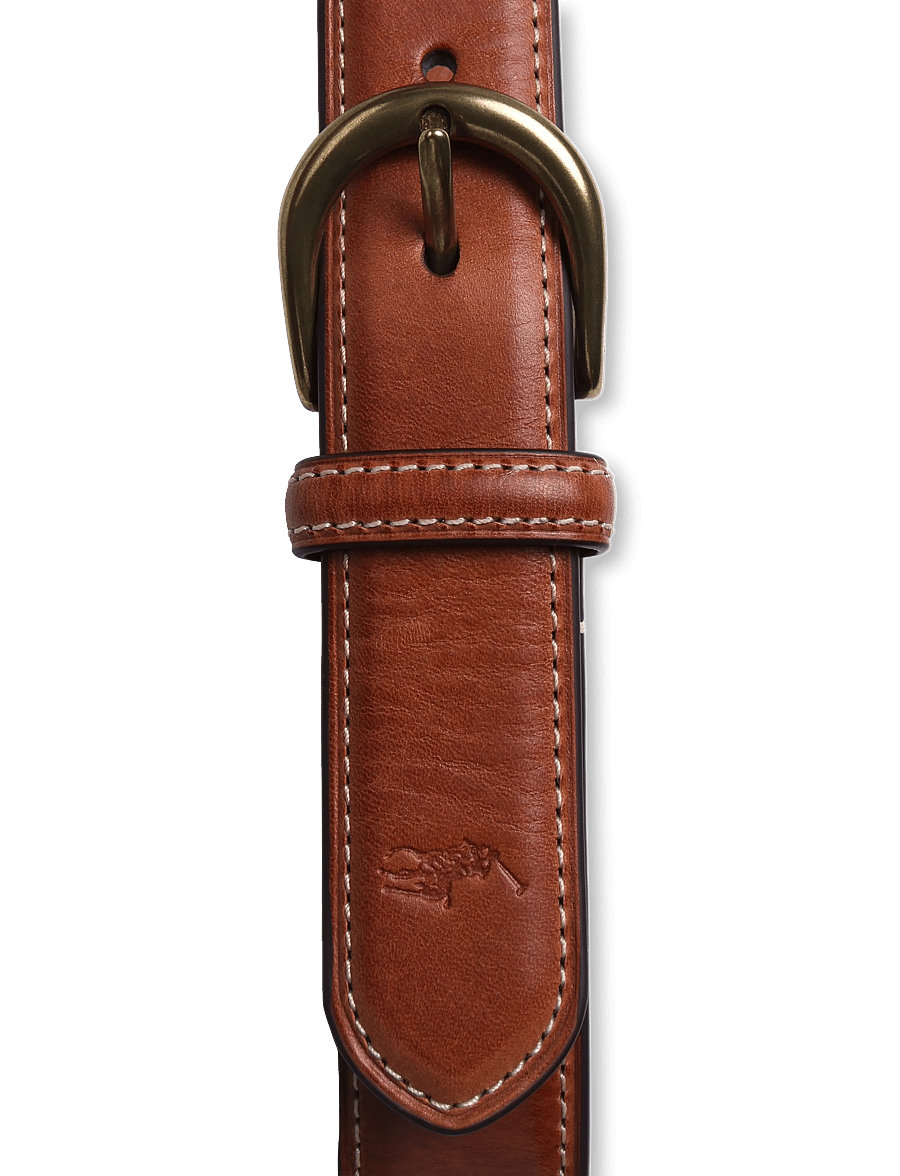 Polo Ralph Lauren - LEATHER-RD BCKL BT-BLT-MED - klassische gürtel - tan - 2