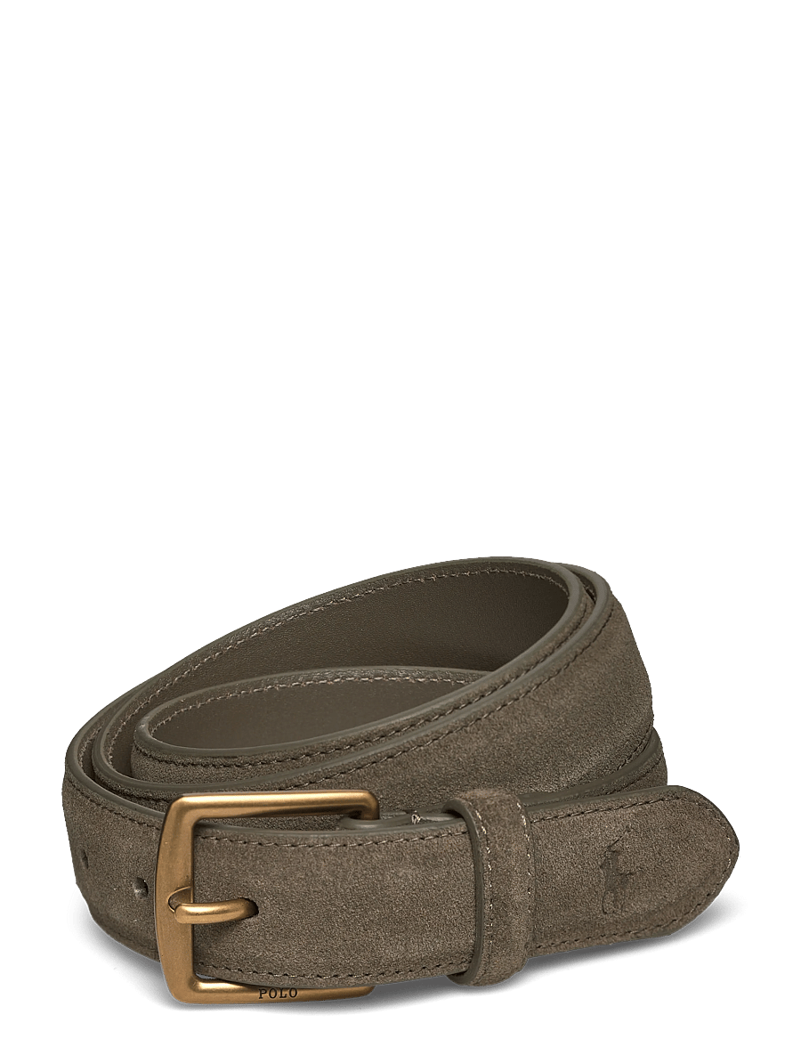 Polo Ralph Lauren - SUEDE-SUEDE DRS BT-BLT-MED - klassikalised vööd - canopy olive - 0