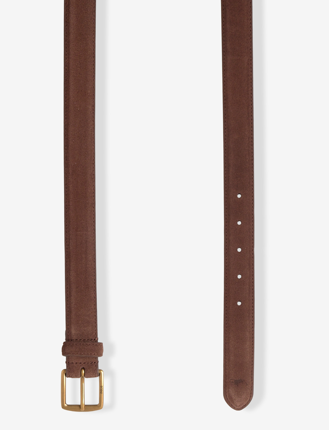 Polo Ralph Lauren - Suede Dress Belt - klassiska skärp - dark brown - 1