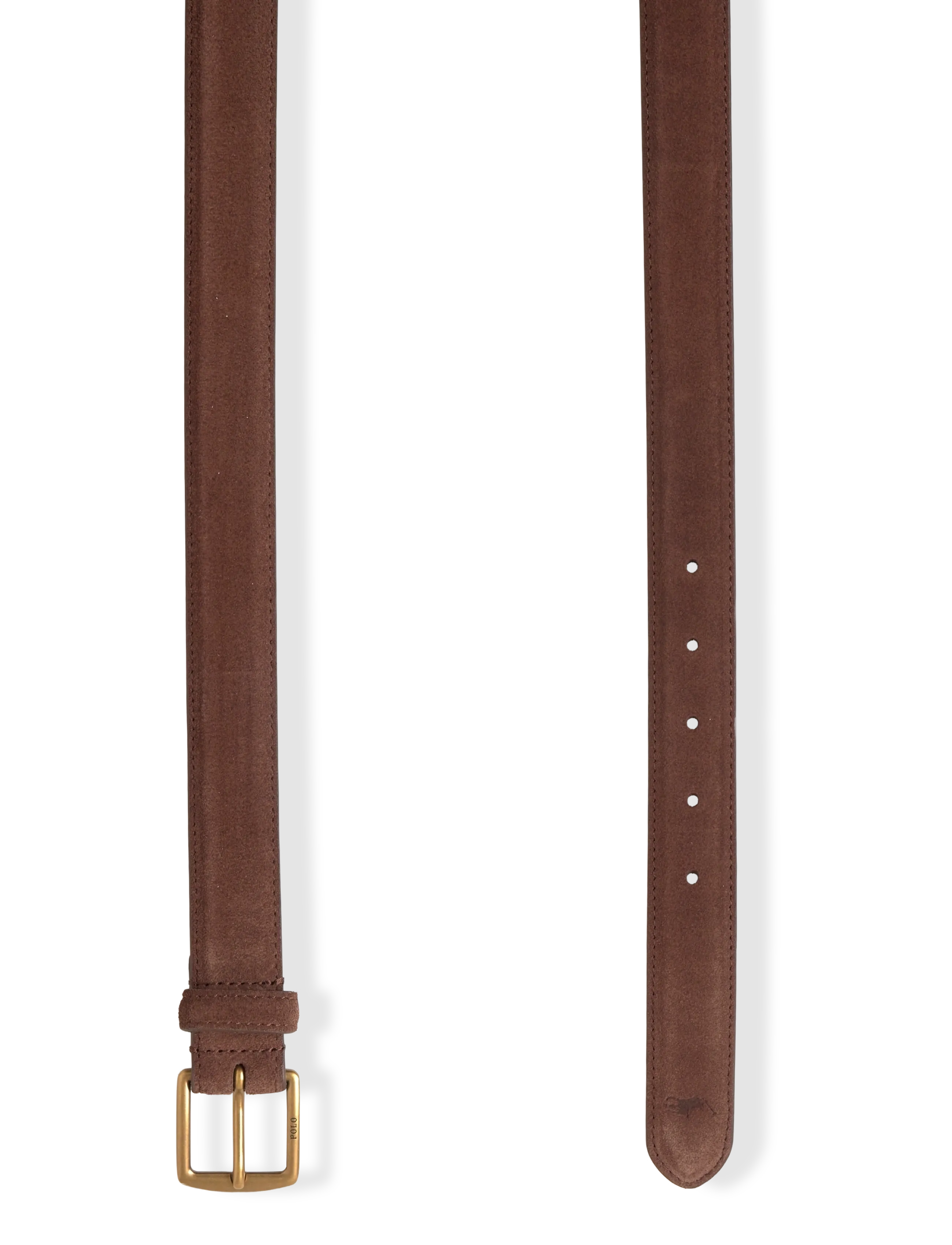 Polo Ralph Lauren - SUEDE-SUEDE DRS BT-BLT-MED - klassiske bælter - dark brown - 1