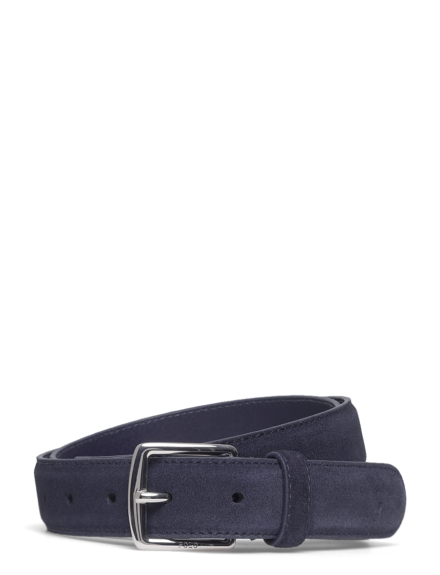 Polo Ralph Lauren - SUEDE-SUEDE DRS BT-BLT-MED - classic belts - newport navy - 0