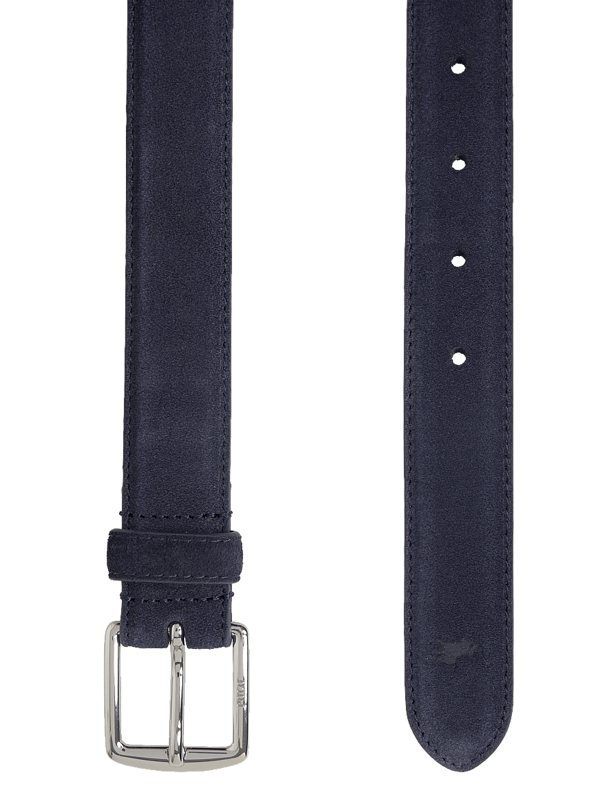 Polo Ralph Lauren - SUEDE-SUEDE DRS BT-BLT-MED - classic belts - newport navy - 1