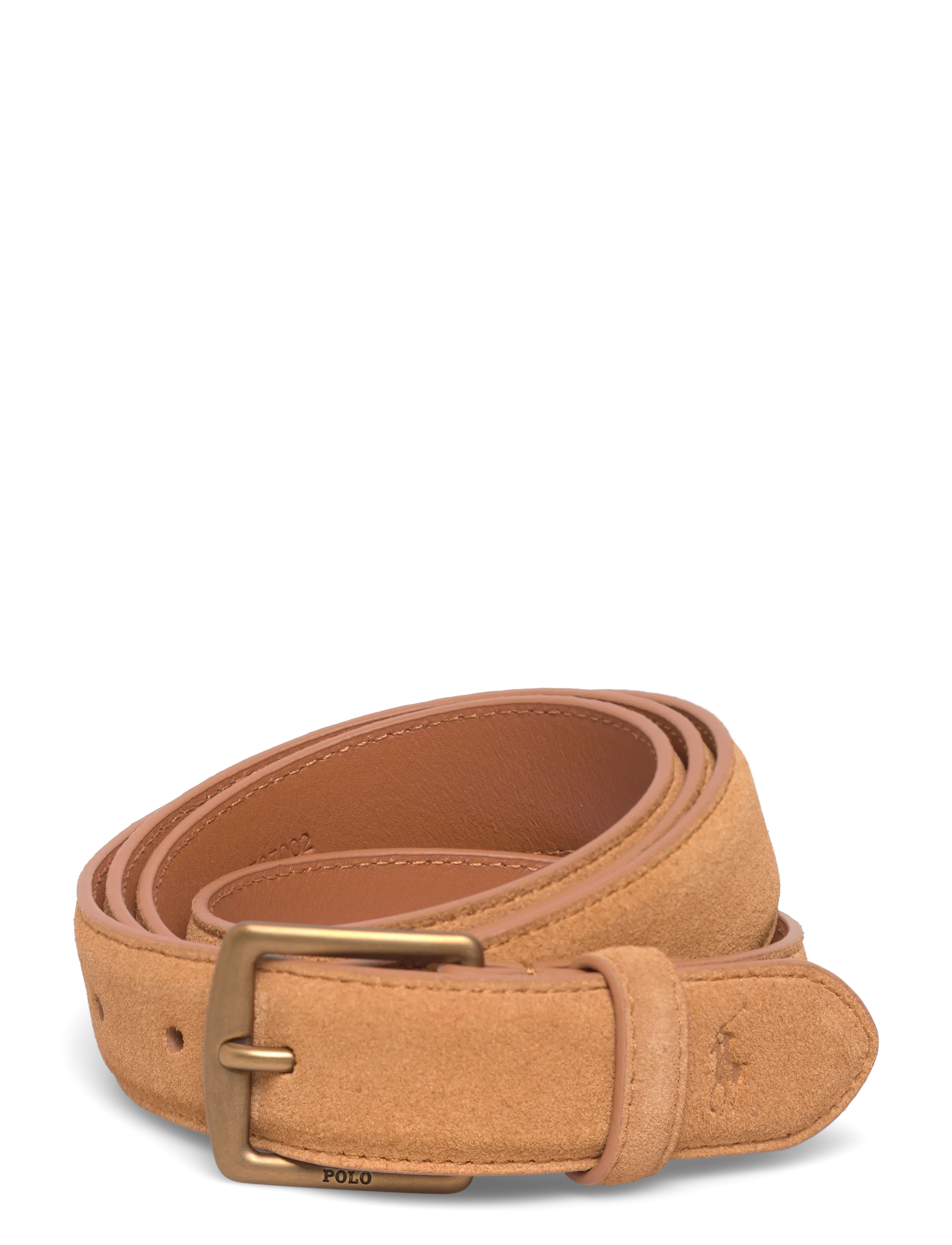 Polo Ralph Lauren Suede-Suede Drs Bt-Blt-Med, 36, Belts, Braun - Classic Männerswear