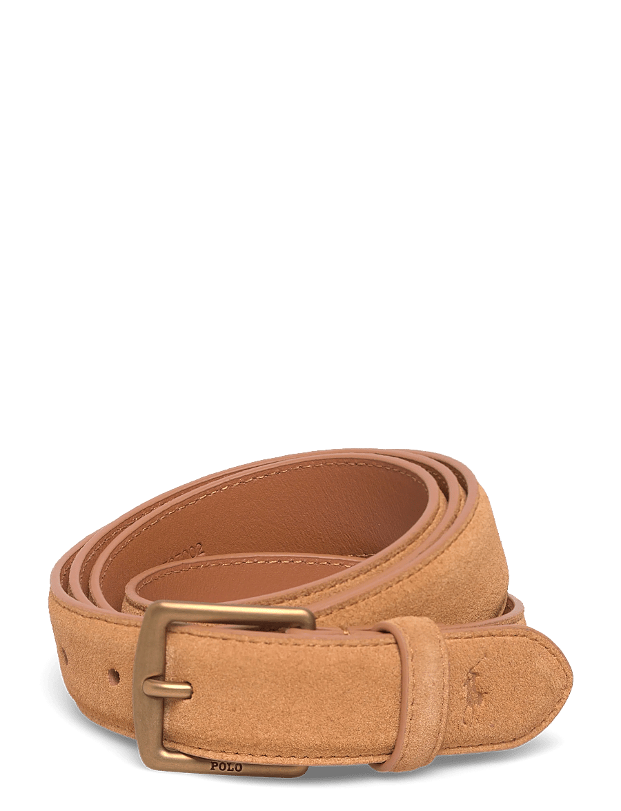 Polo Ralph Lauren - SUEDE-SUEDE DRS BT-BLT-MED - classic belts - tan - 0