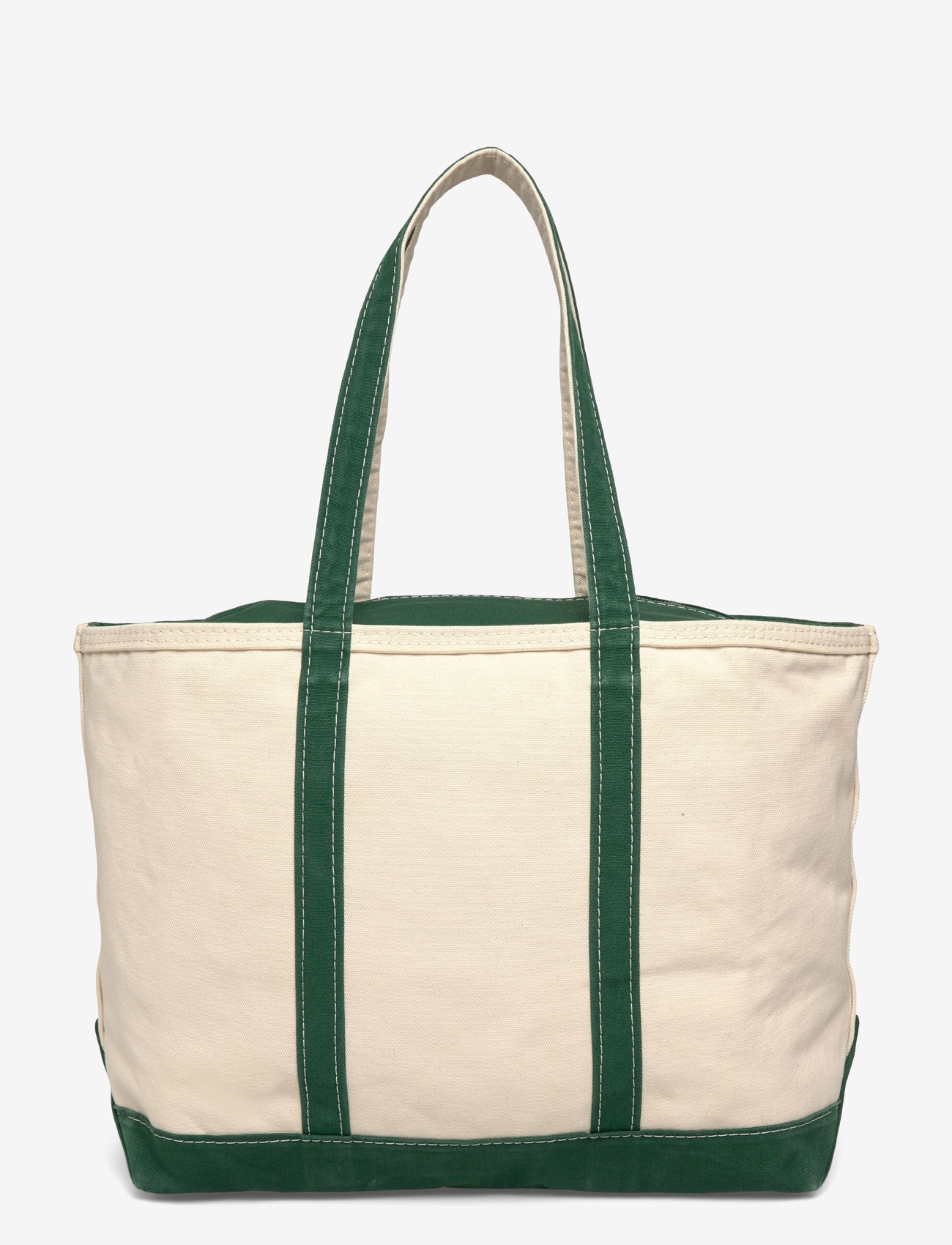 Polo Ralph Lauren - Big Pony Canvas Tote - shop efter anledning - cream/green - 1
