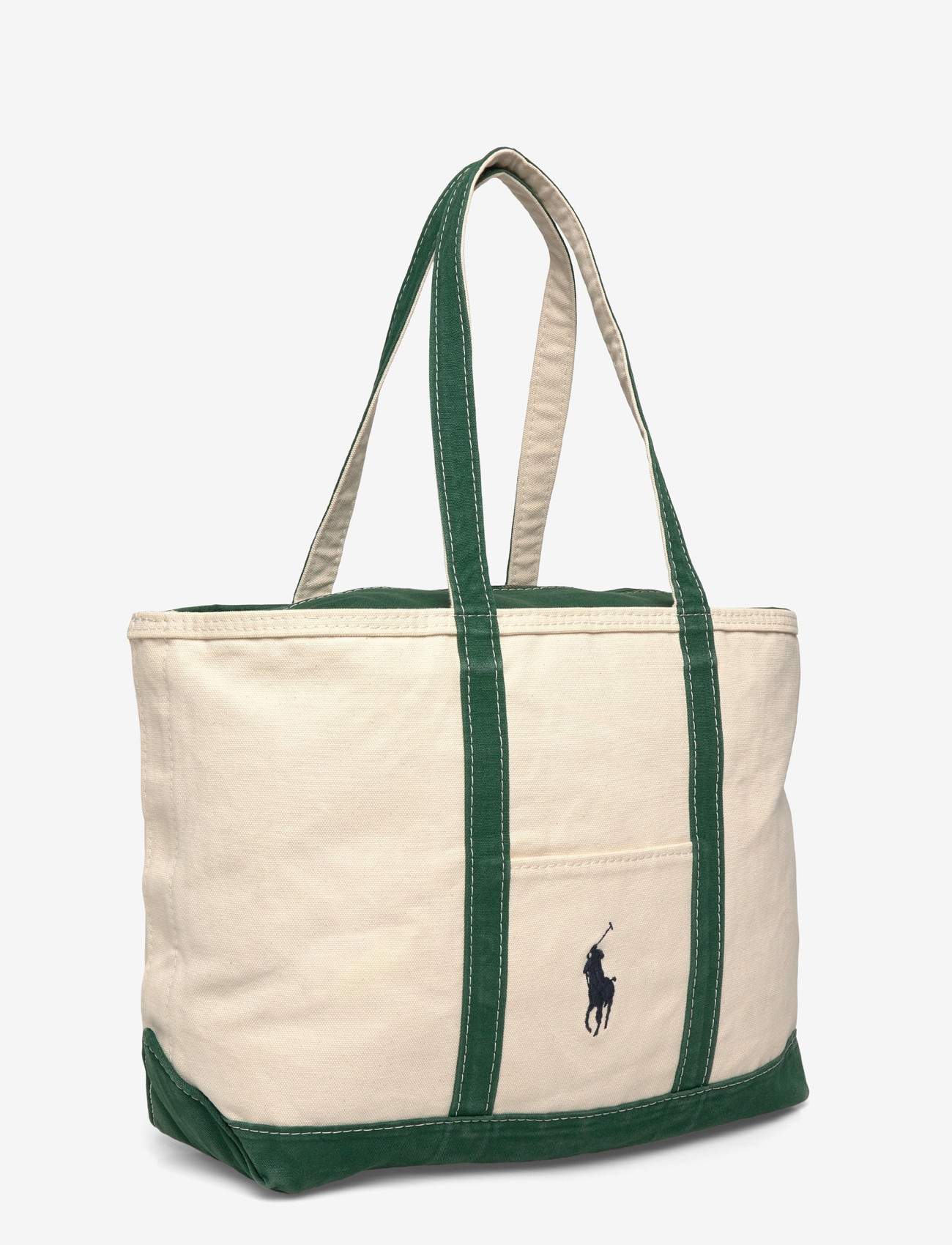 Polo Ralph Lauren - Big Pony Canvas Tote - shop efter anledning - cream/green - 2