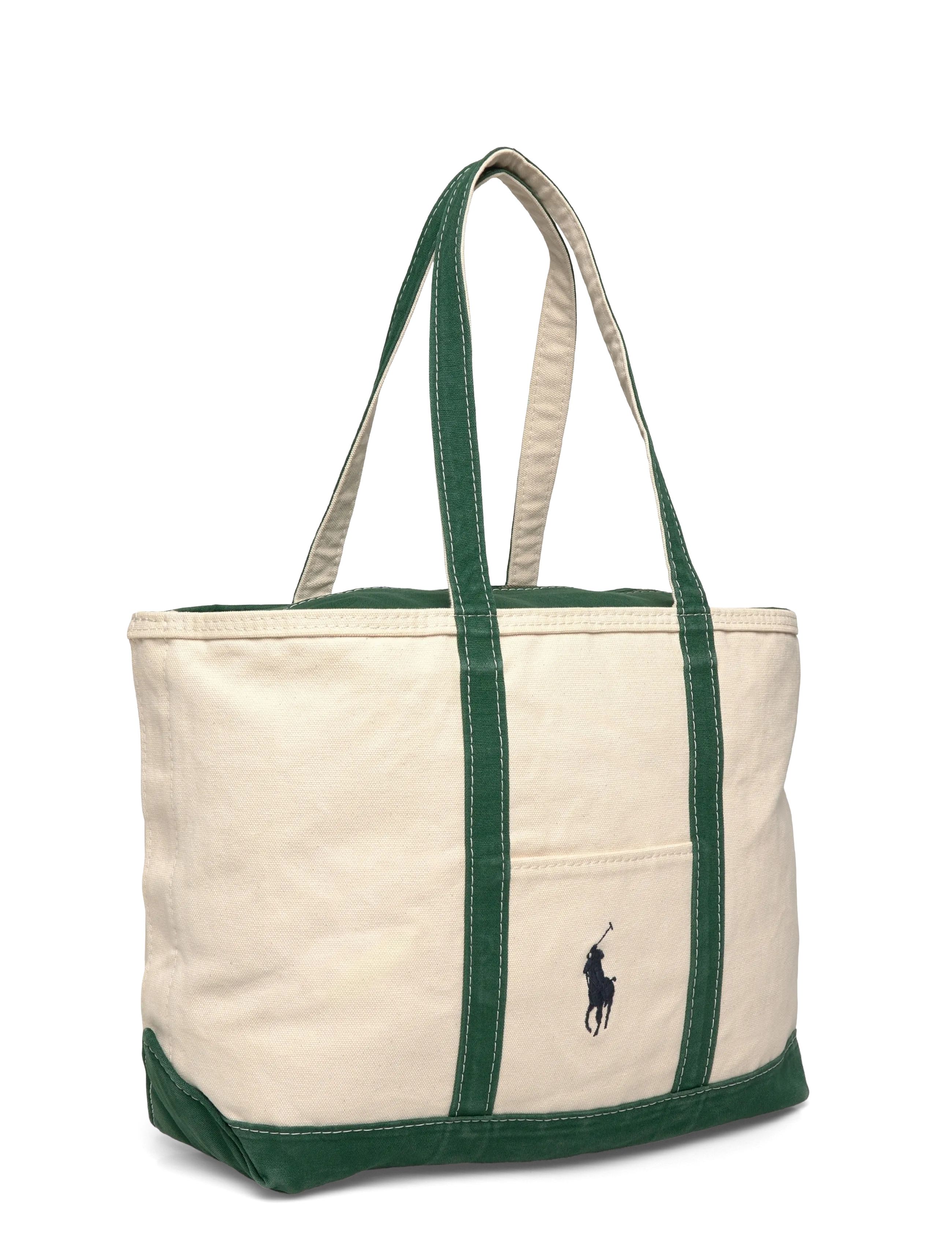 Polo Ralph Lauren - CANVAS-PP ICN TTE M-TTE-MED - shop efter anledning - cream/green - 2