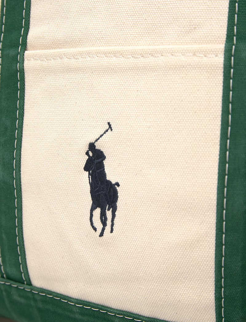 Polo Ralph Lauren - Big Pony Canvas Tote - shop efter anledning - cream/green - 4