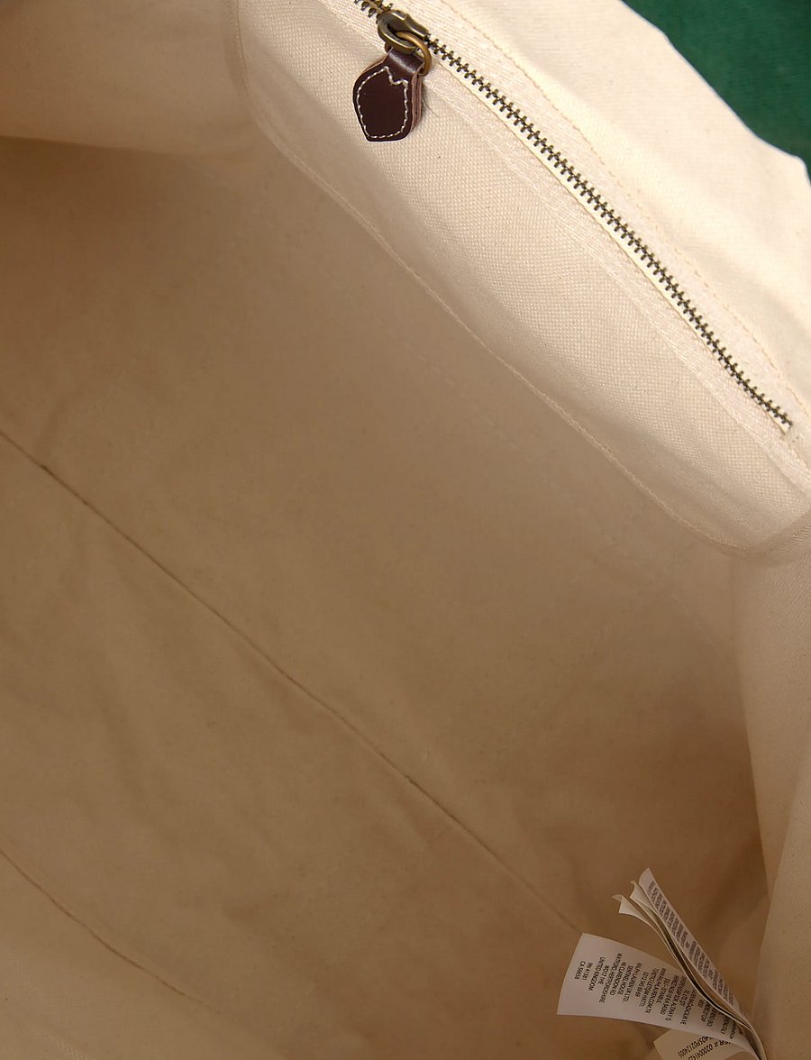 Polo Ralph Lauren - Big Pony Canvas Tote - nädalavahetuse kotid - cream/green - 5