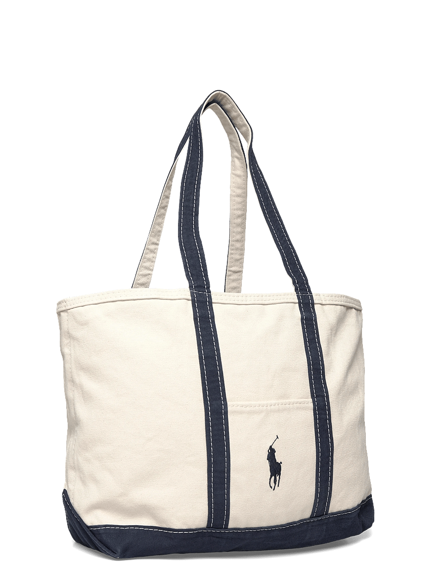 Polo Ralph Lauren - Big Pony Canvas Tote - shop efter anledning - cream/navy - 2