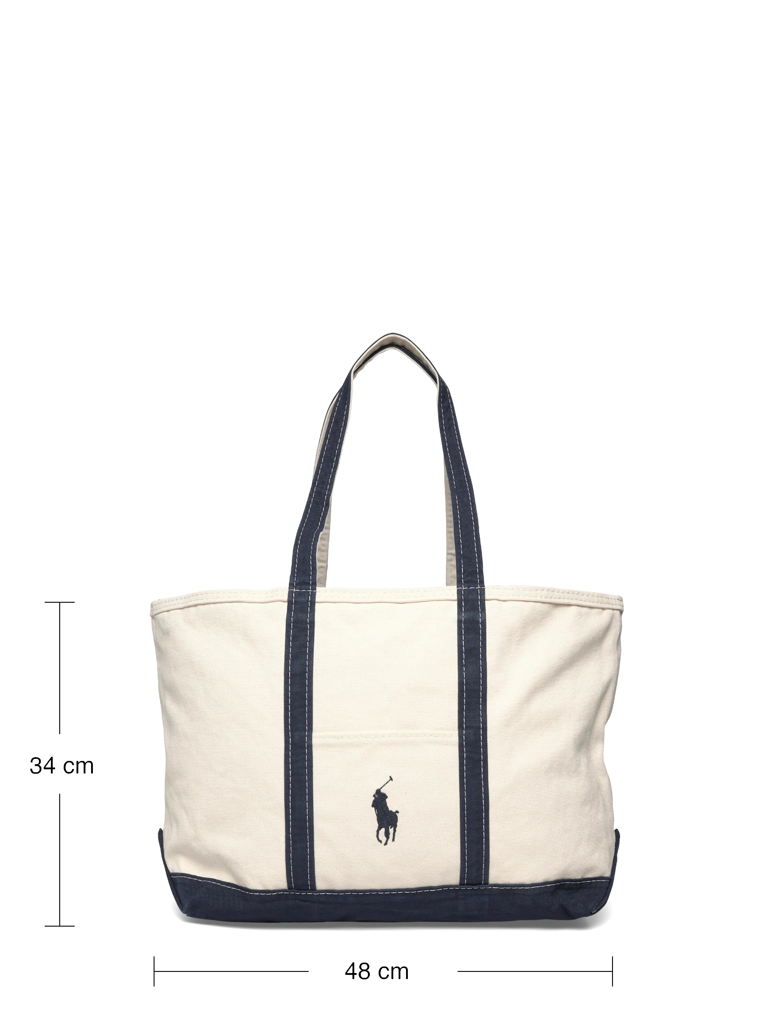 Polo Ralph Lauren - CANVAS-PP ICN TTE M-TTE-MED - shop efter anledning - cream/navy - 3