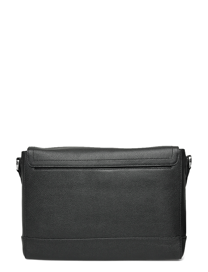 Polo Ralph Lauren - Pebbled Leather Messenger Bag - nach anlass kaufen - black - 1