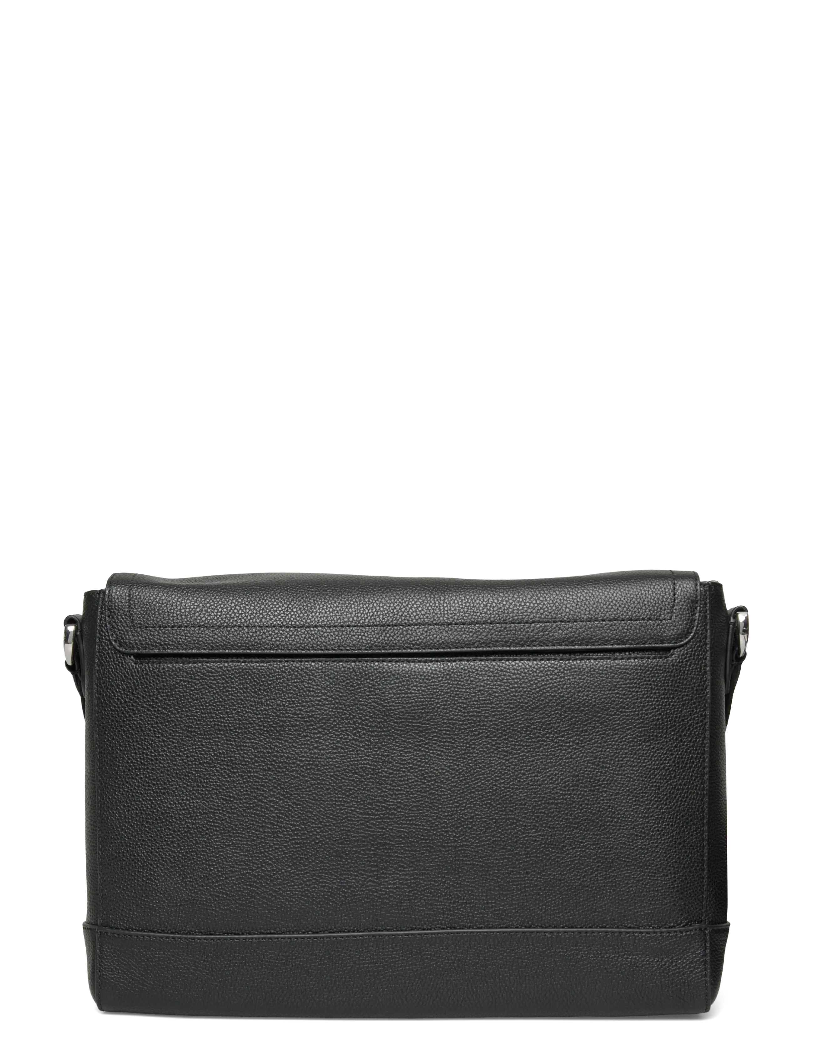 Polo Ralph Lauren - Pebbled Leather Messenger Bag - shop efter anledning - black - 1