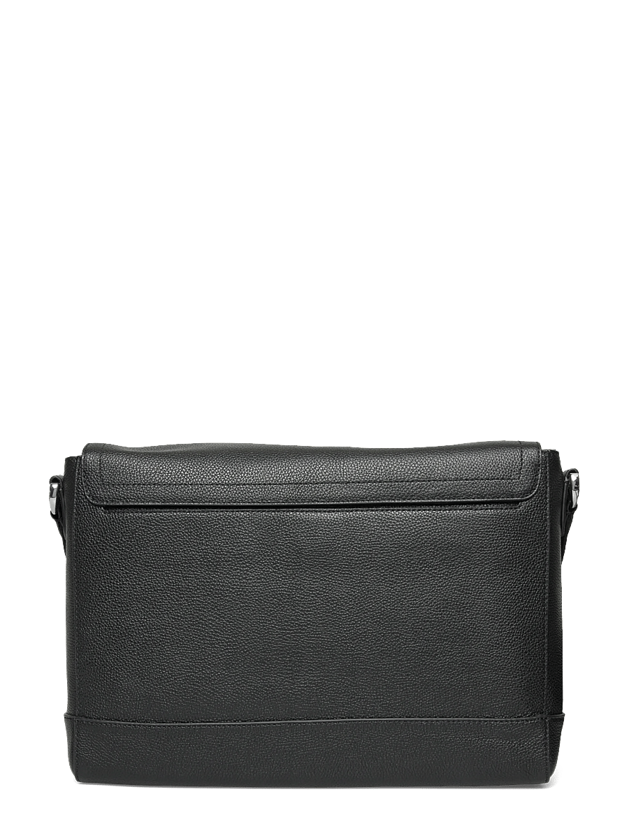 Polo Ralph Lauren - PEBBLE LEATHER-MESSENGER-MSG-LRG - nach anlass kaufen - black - 1