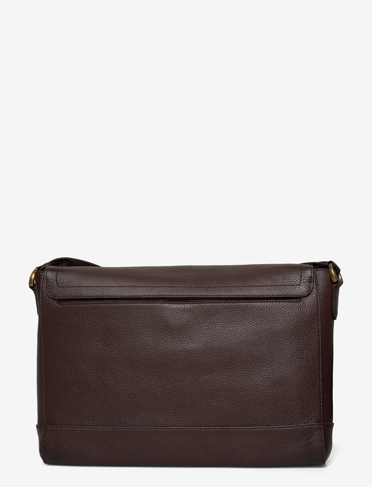 Polo Ralph Lauren - PEBBLE LEATHER-MESSENGER-MSG-LRG - nach anlass kaufen - dark brown - 1