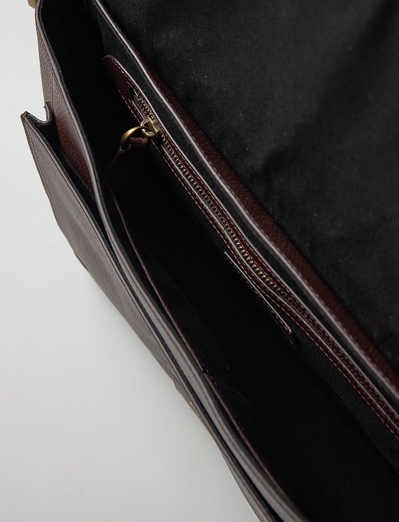 Polo Ralph Lauren - PEBBLE LEATHER-MESSENGER-MSG-LRG - nach anlass kaufen - dark brown - 5