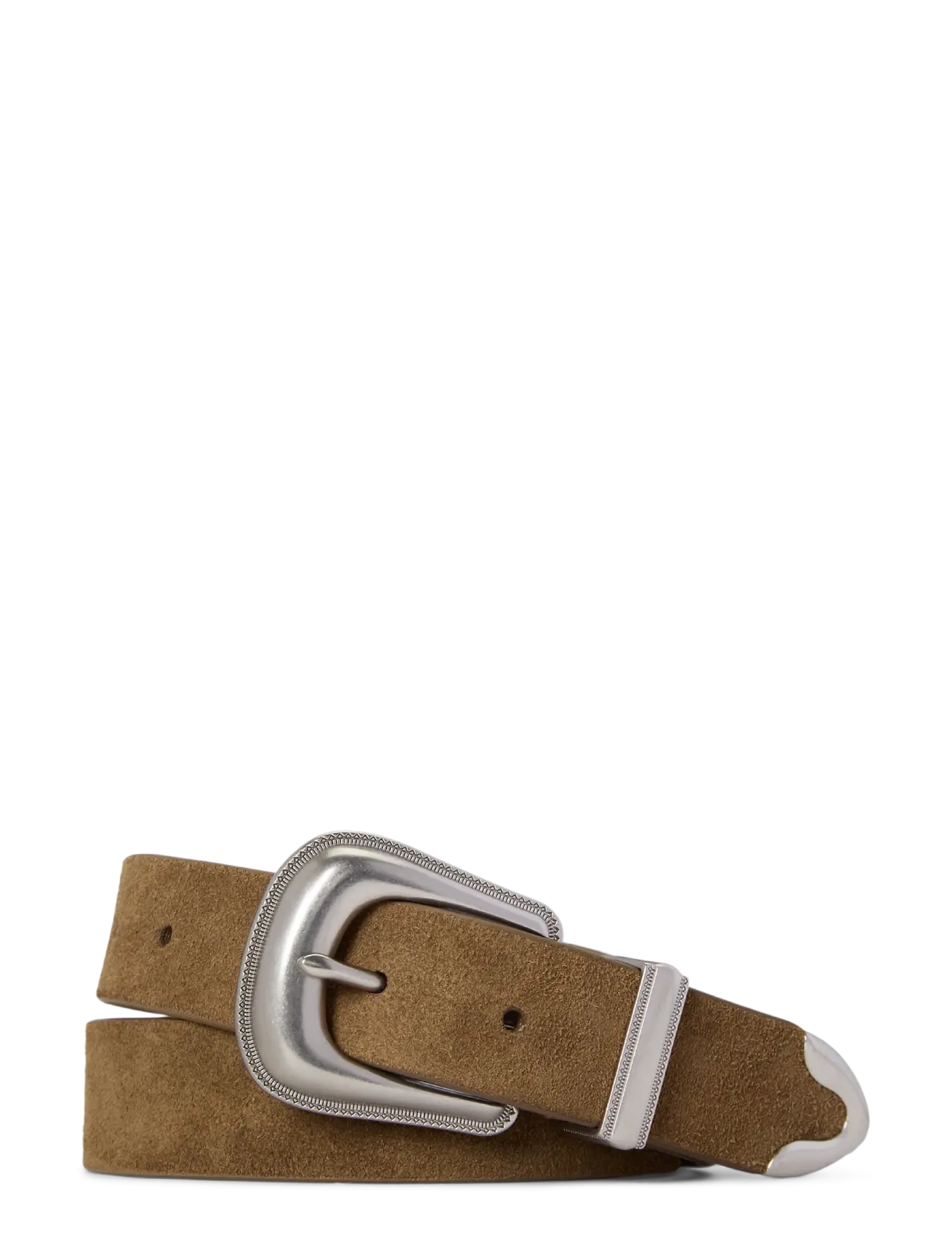 Polo Ralph Lauren Suede Western Belt - Vyöt - NATURE BROWN / brown