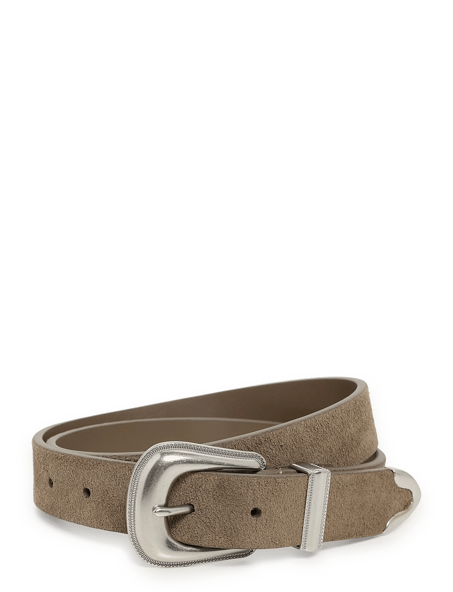 Polo Ralph Lauren - SUEDE-DNM WSTRN BT-BLT-MED - klassiske bælter - nature brown - 0