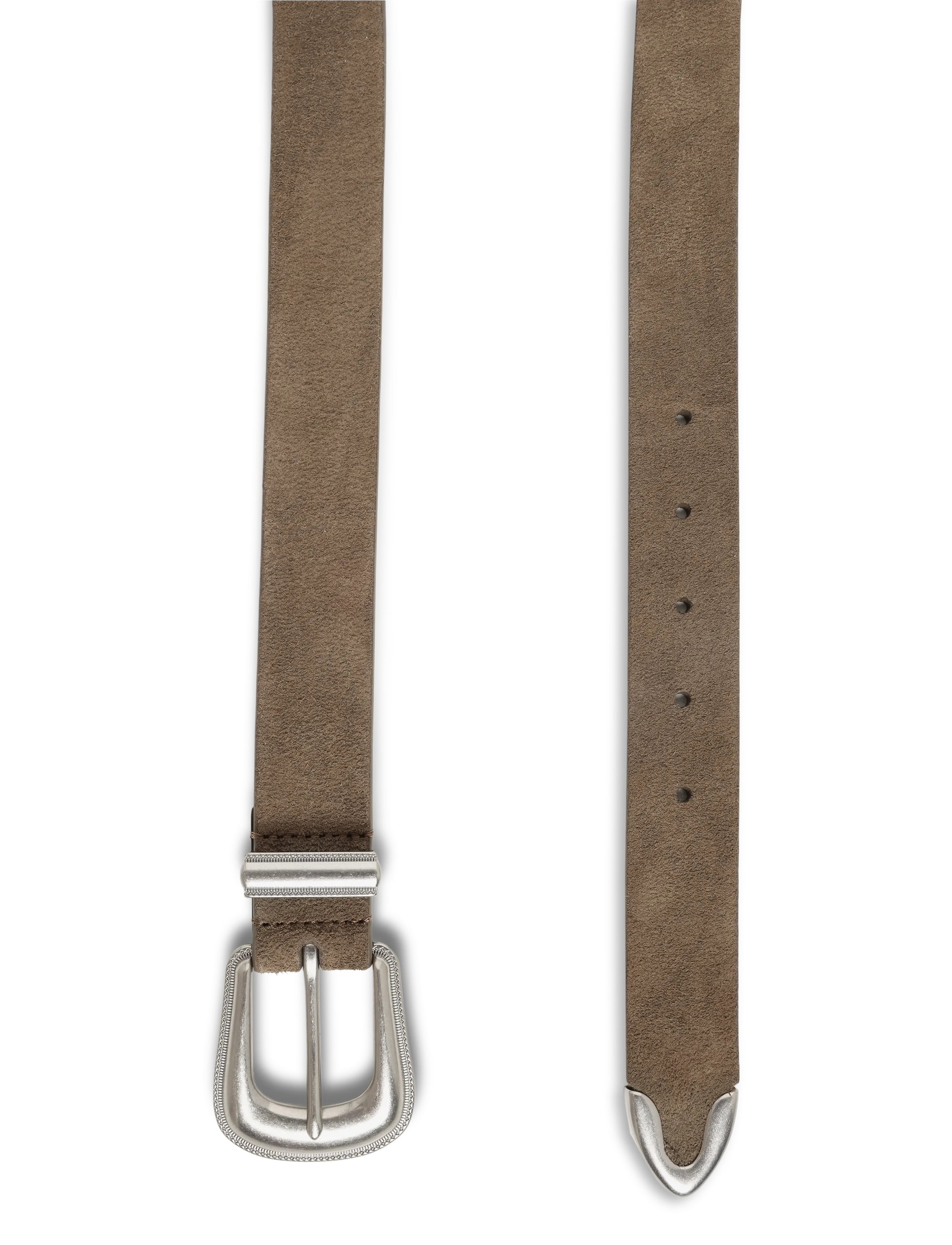 Polo Ralph Lauren - SUEDE-DNM WSTRN BT-BLT-MED - klassiske bælter - nature brown - 1