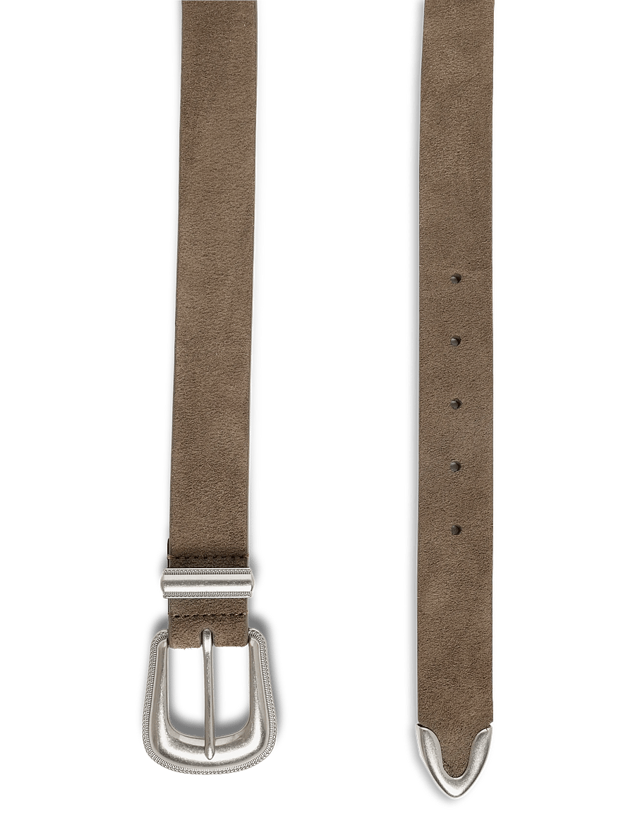 Polo Ralph Lauren - SUEDE-DNM WSTRN BT-BLT-MED - klassiske bælter - nature brown - 1