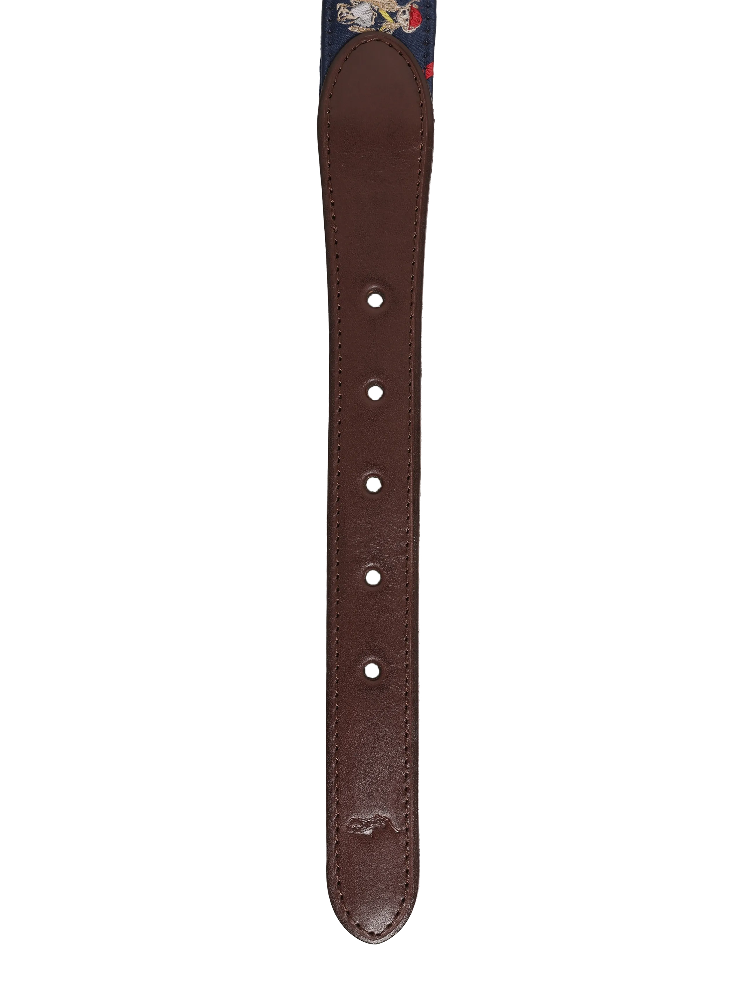 Polo Ralph Lauren - RIBBON/LEATHER-BEAR BELT-BLT-MED - klassiske bælter - navy multi - 2