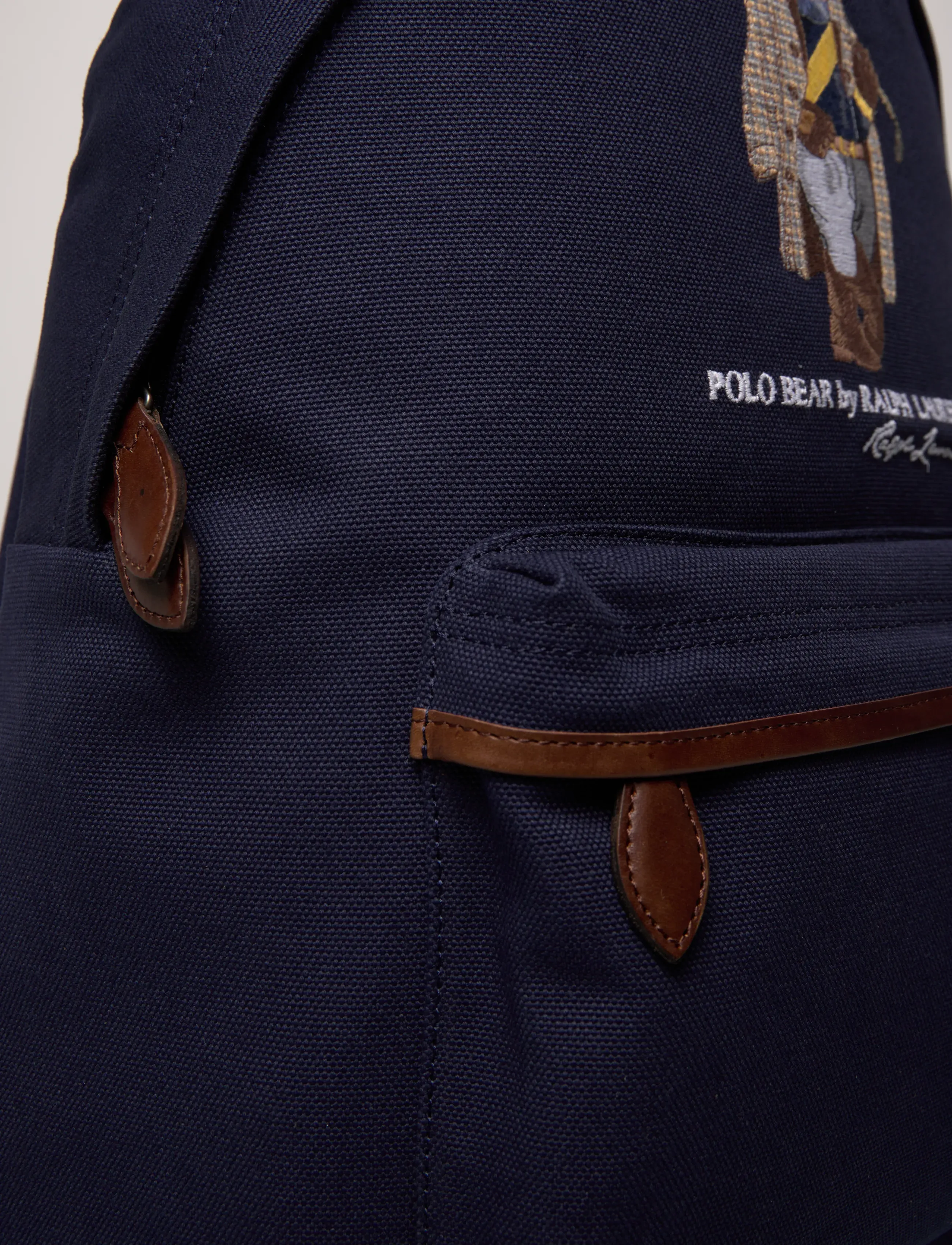 Polo Ralph Lauren - Polo Bear Canvas Backpack - newport navy - 4