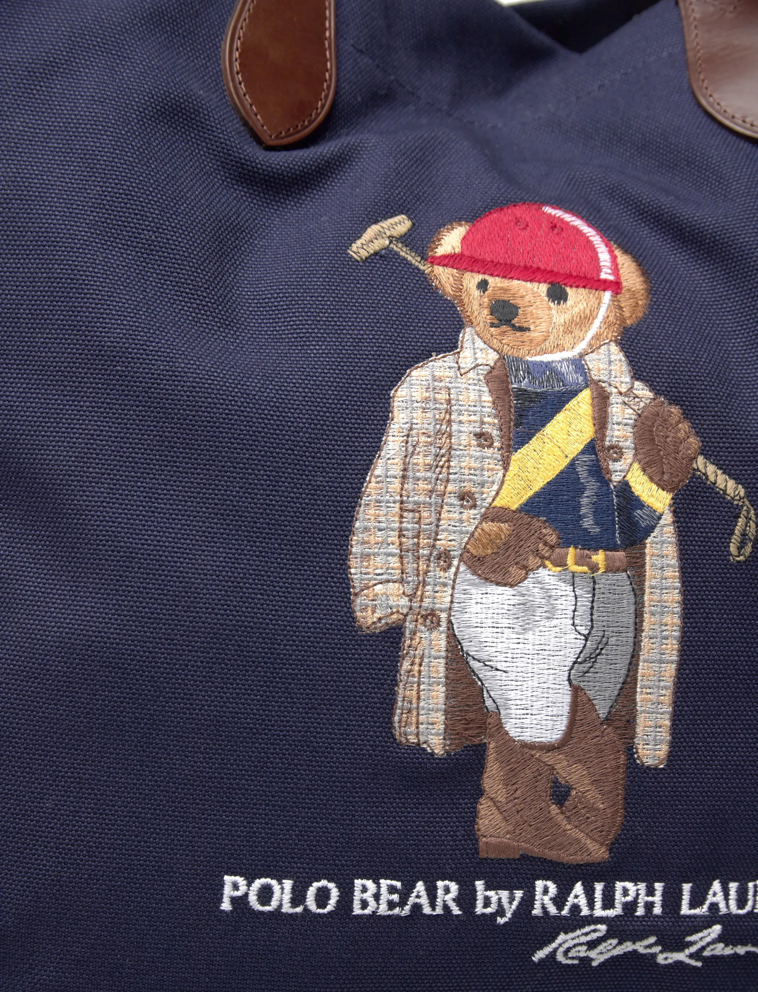 Polo Ralph Lauren - Polo Bear Canvas Shopper Tote - iepirkties noteiktam pasākumam - newport navy - 4